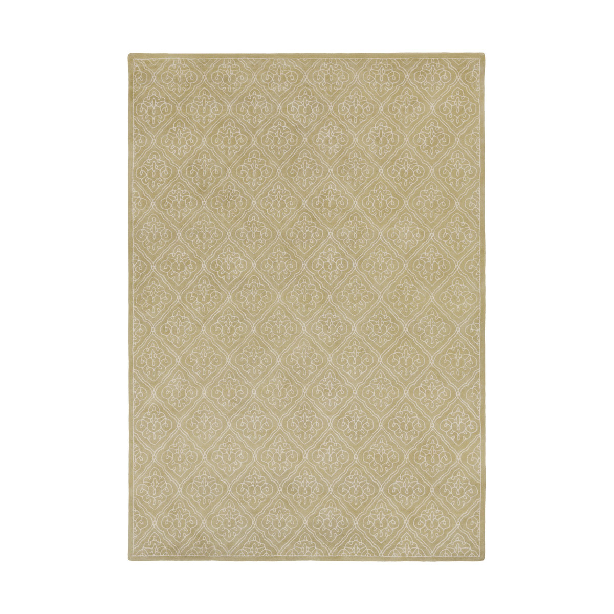 Modern Classics 156 X 108 inch Green and Neutral Area Rug, Wool