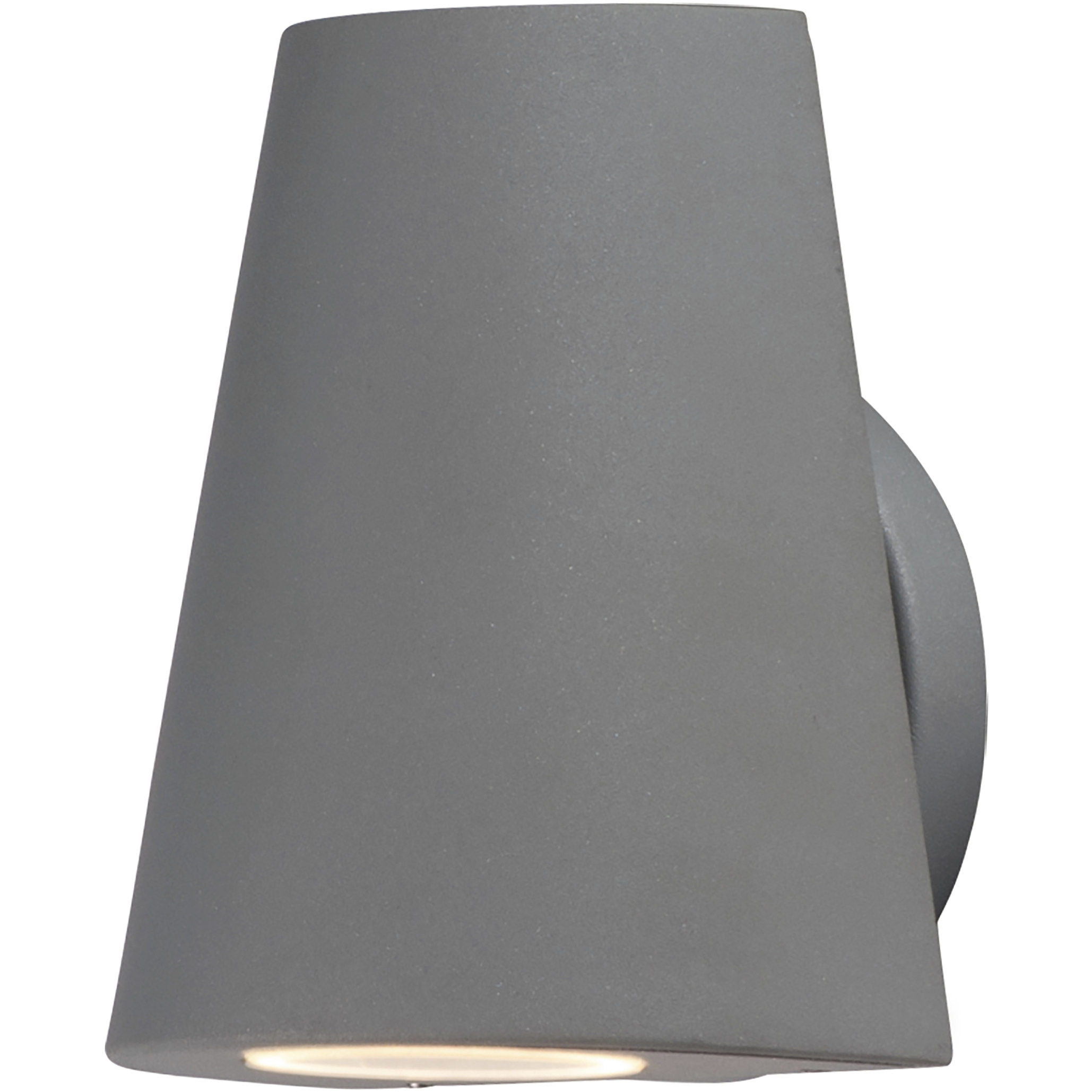 Mini LED 6.25 inch Silver Outdoor Wall Mount