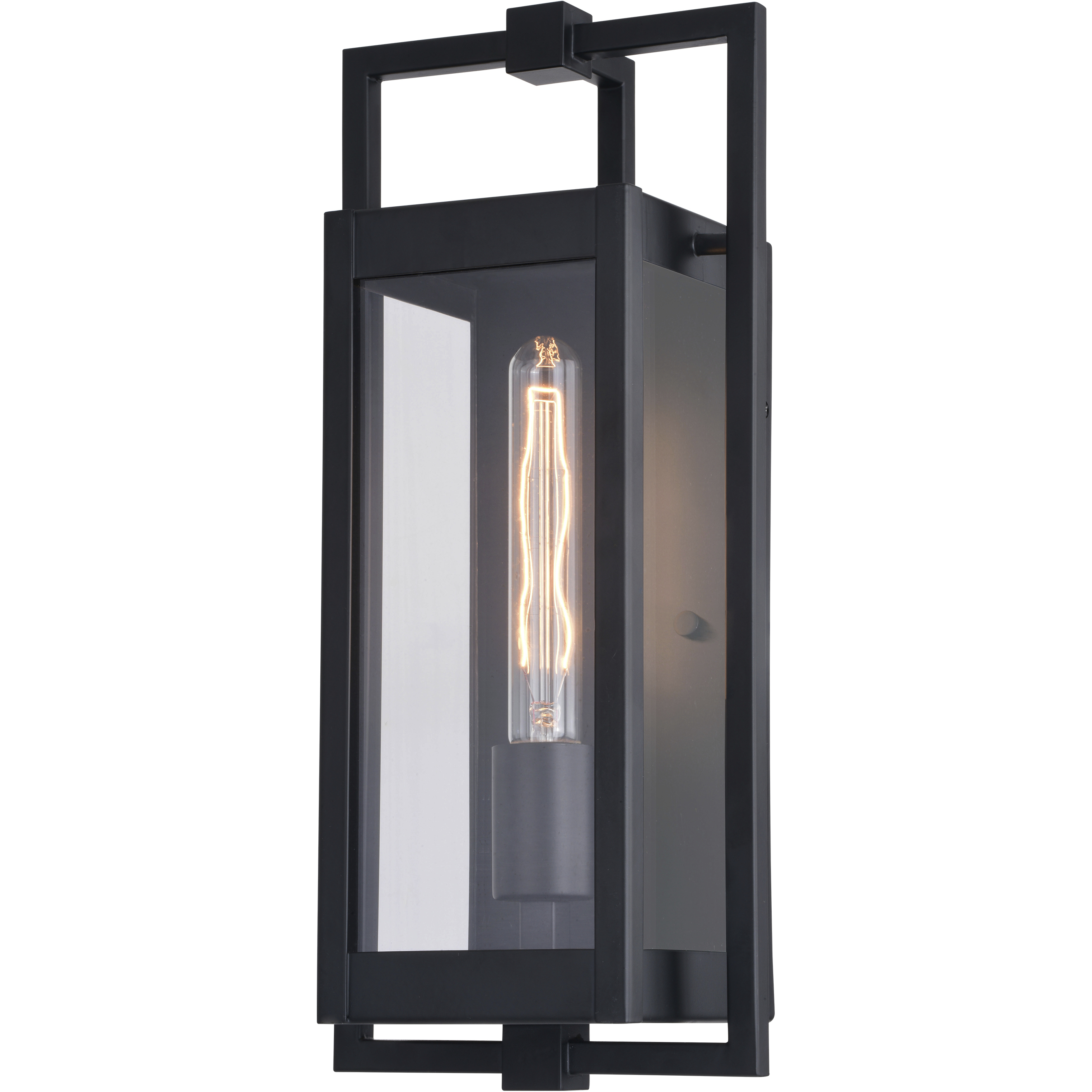 Sheridan LED 16.25 inch Matte Black Outdoor Wall