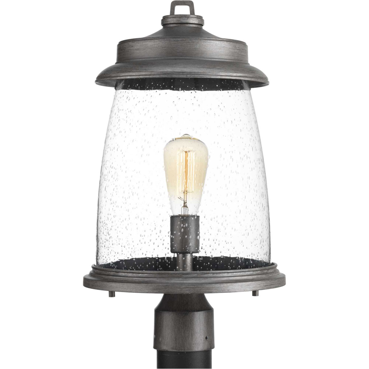 Conover 1 Light 19 inch Antique Pewter Outdoor Post Lantern