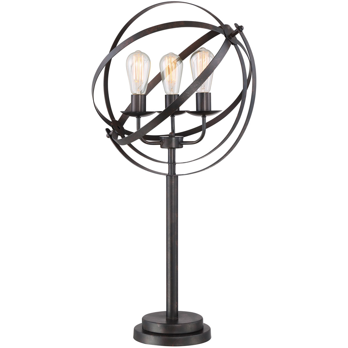 Orbiton 33 inch 60.00 watt Black Table Lamp Portable Light