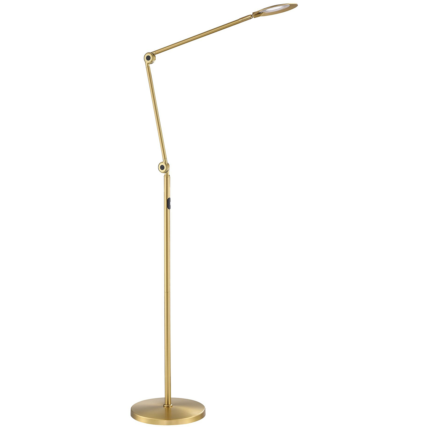ICAN 43 inch 8 watt Brass Floor Lamp Portable Light