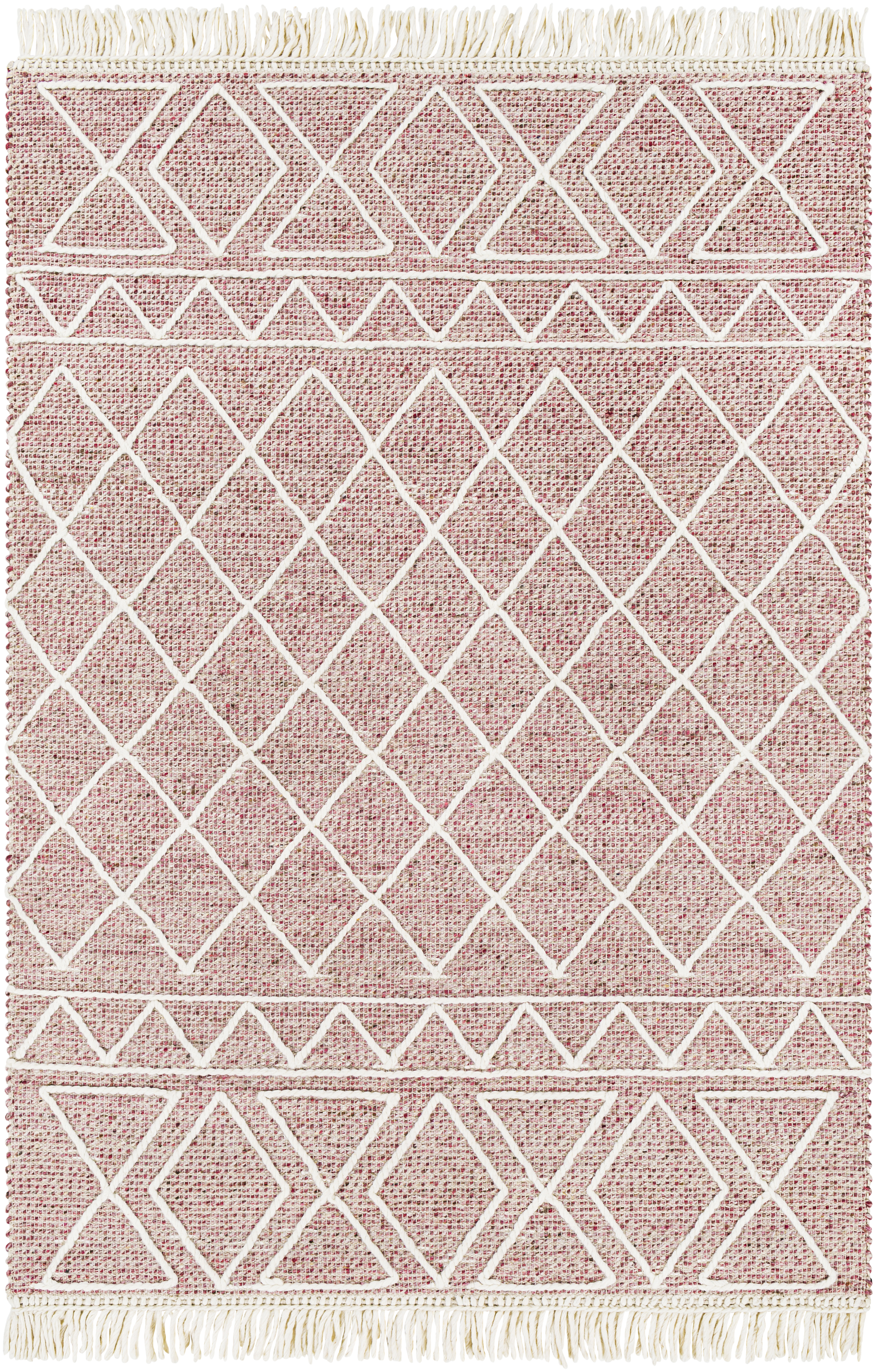 Uttar 108 X 72 inch Taupe Rug in 6 X 9, Rectangle