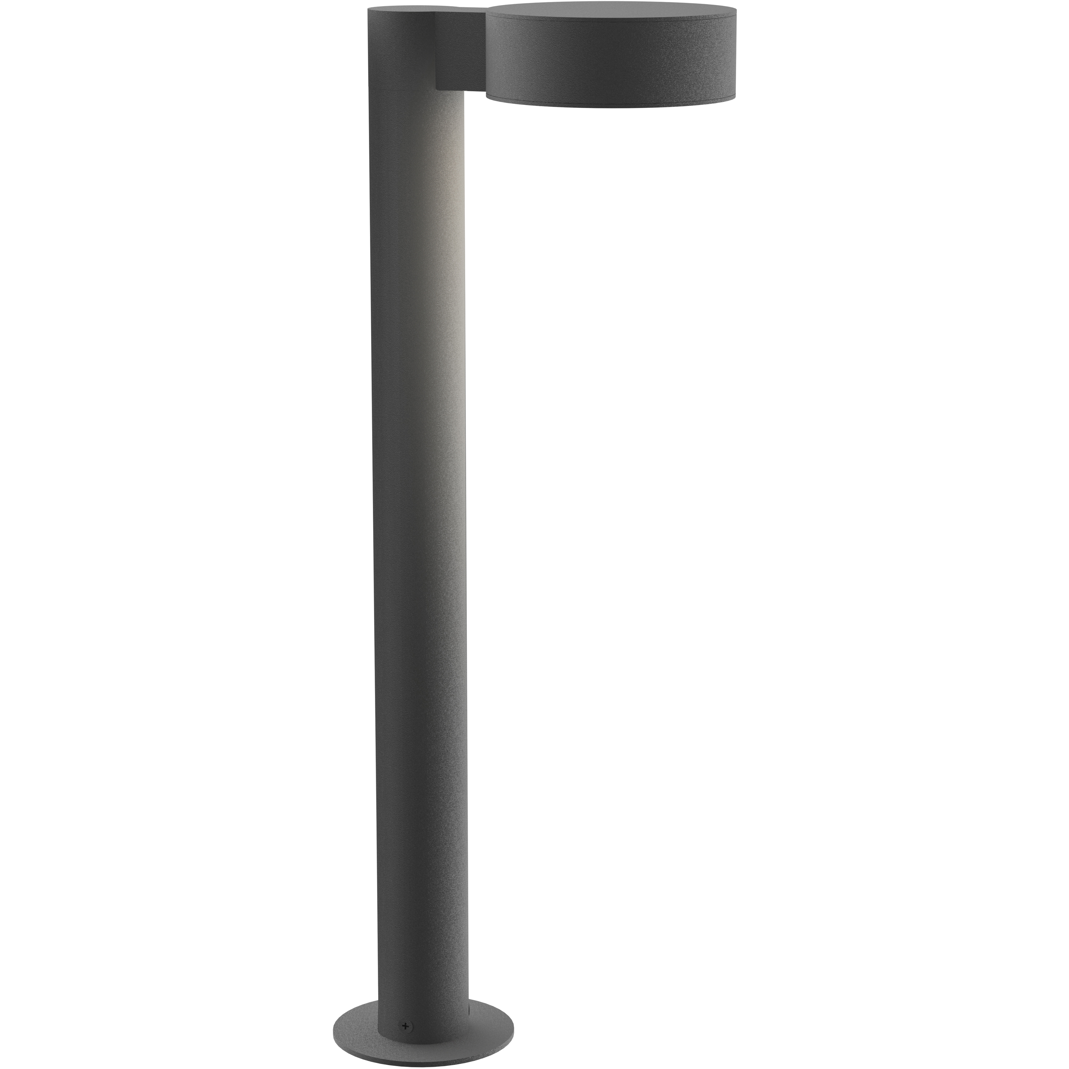 Reals 12V 10 watt Textured Gray Bollard