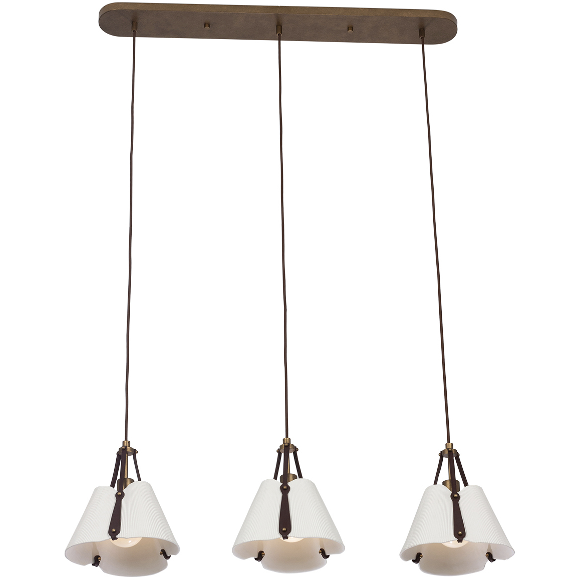 Embrace Island Light Ceiling Light in Pearlized Antique Brass
