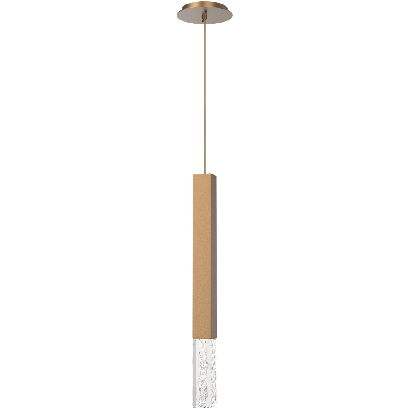 Axis XL LED Novel Brass Pendant Ceiling Light in 2700K LED