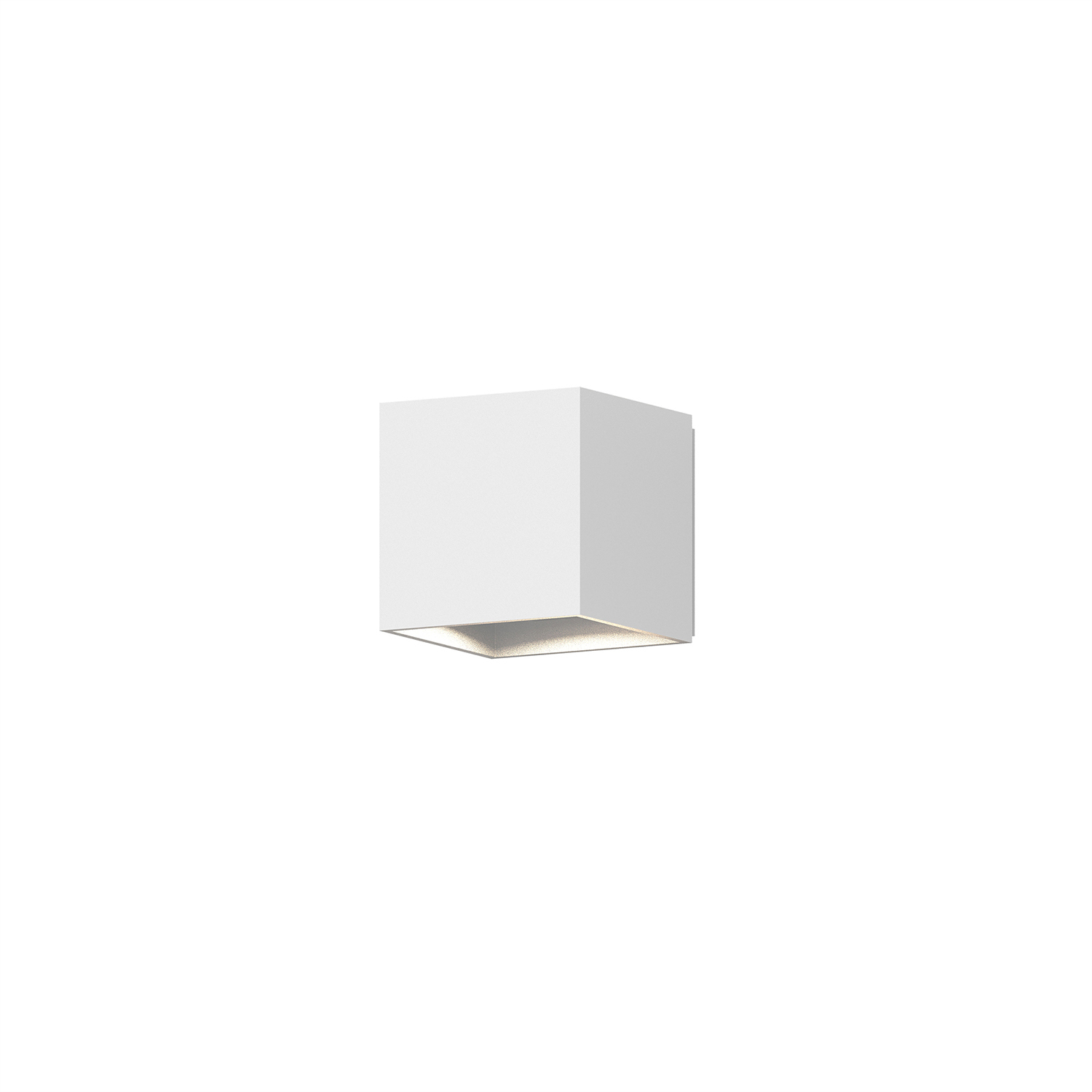 Qube 2 Light 3.25 inch Textured White Indoor-Outdoor Sconce