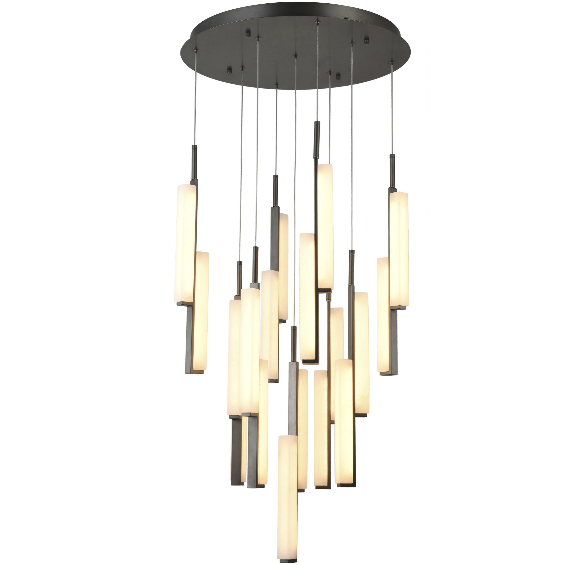 Lumina LED 27.5 inch Forged Bronze Pendant Ceiling Light