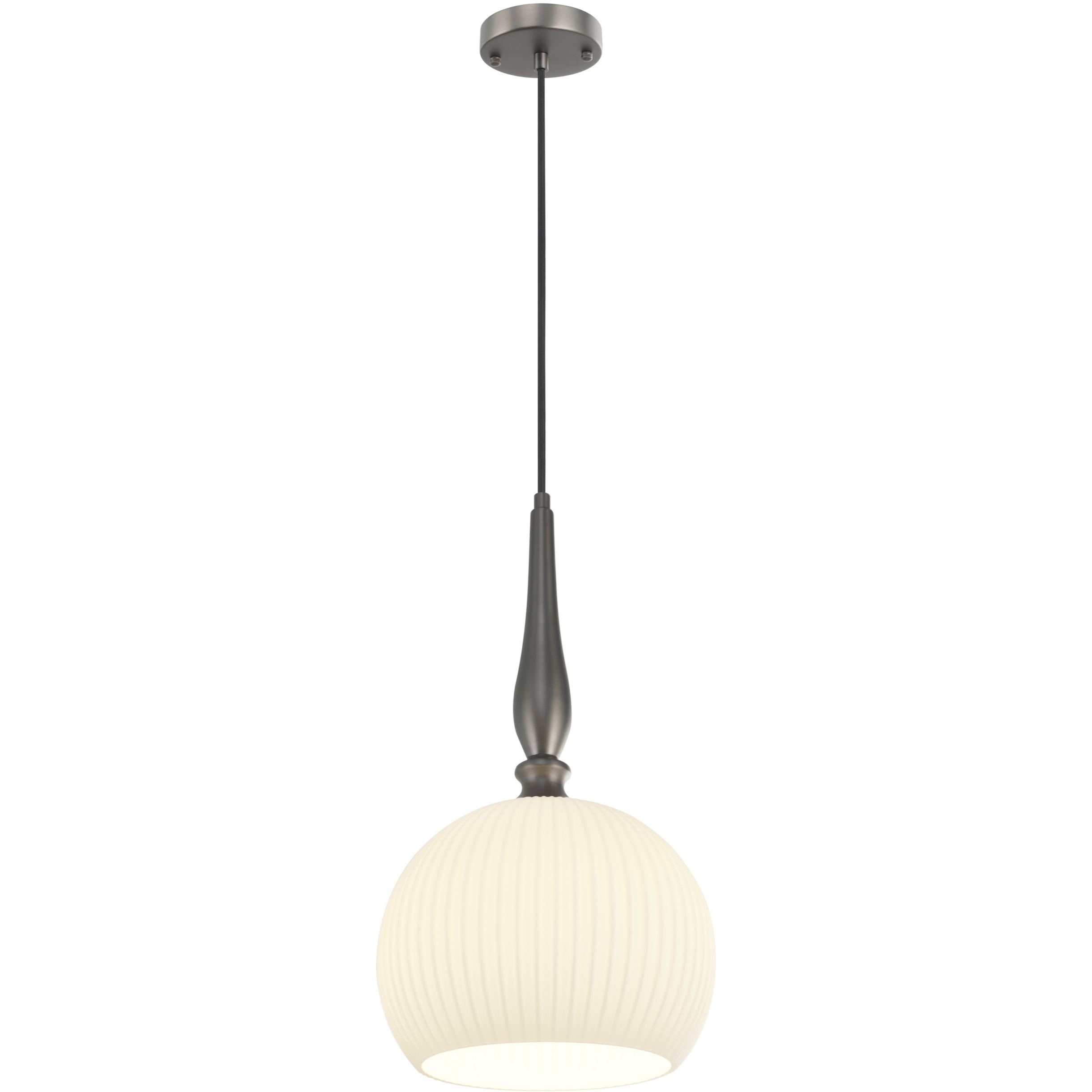 Kate 1 Light 9.8 inch Graphite Pendant Ceiling Light