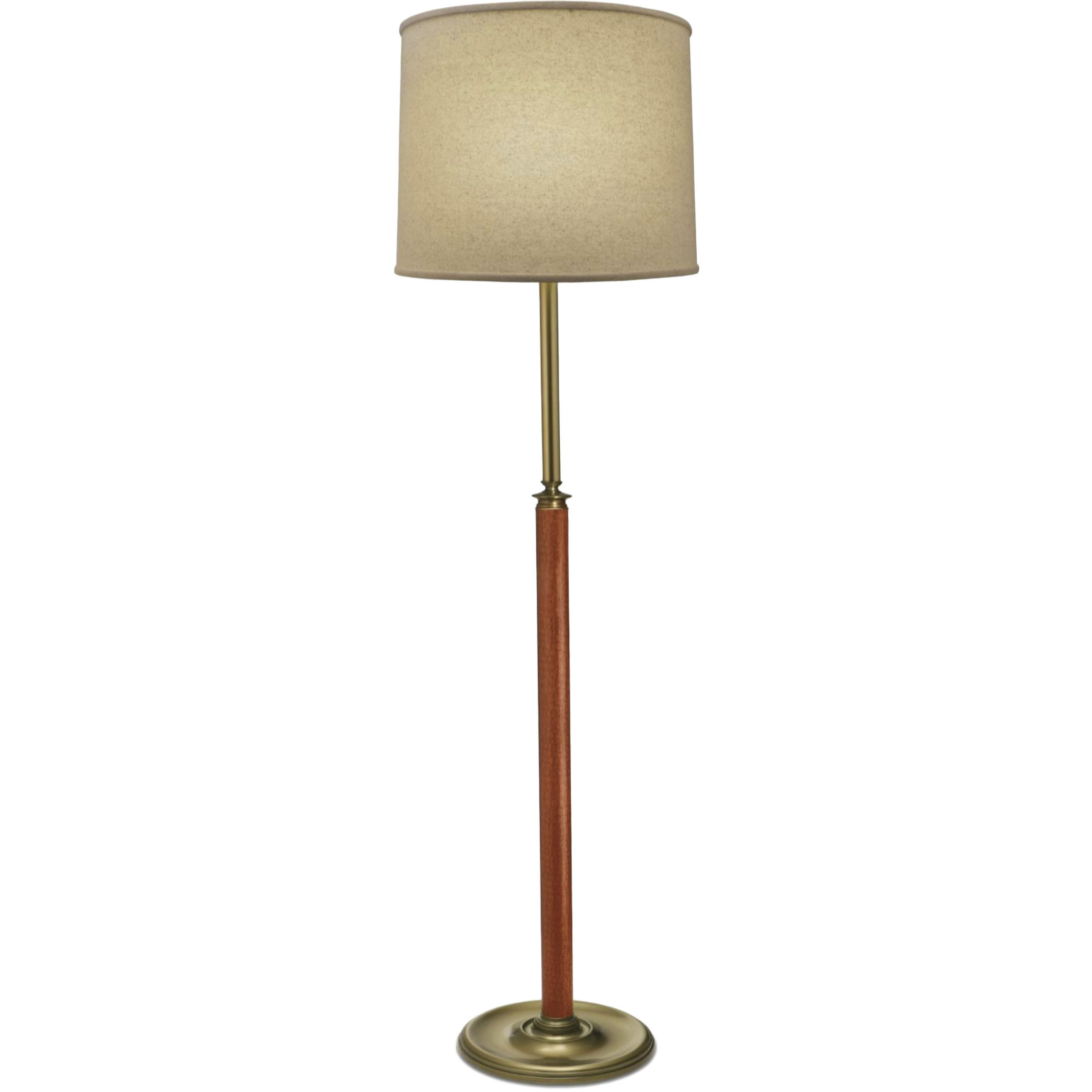Ellie 65 inch 150 watt Antique Brass Floor Lamp Portable Light