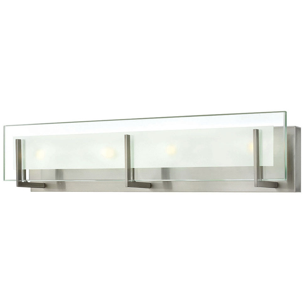 Latitude 4 Light 26 inch Brushed Nickel Vanity Light Wall Light