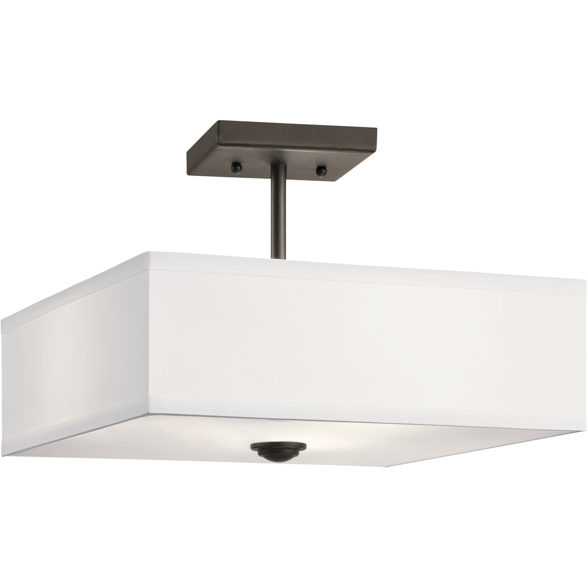 Shailene 3 Light 14 inch Olde Bronze Semi Flush Light Ceiling Light