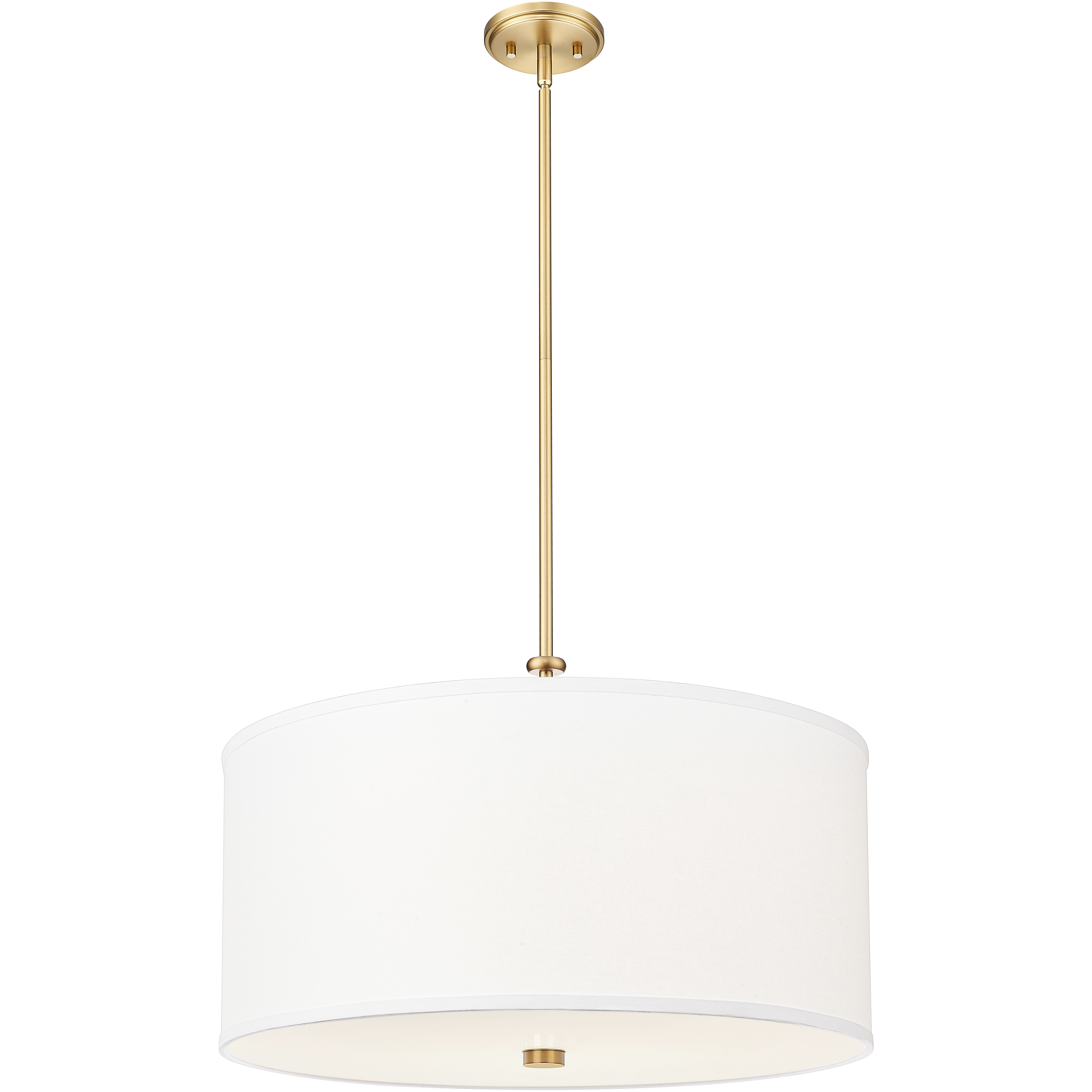 Linden LED 24 inch Modern Gold Pendant Ceiling Light
