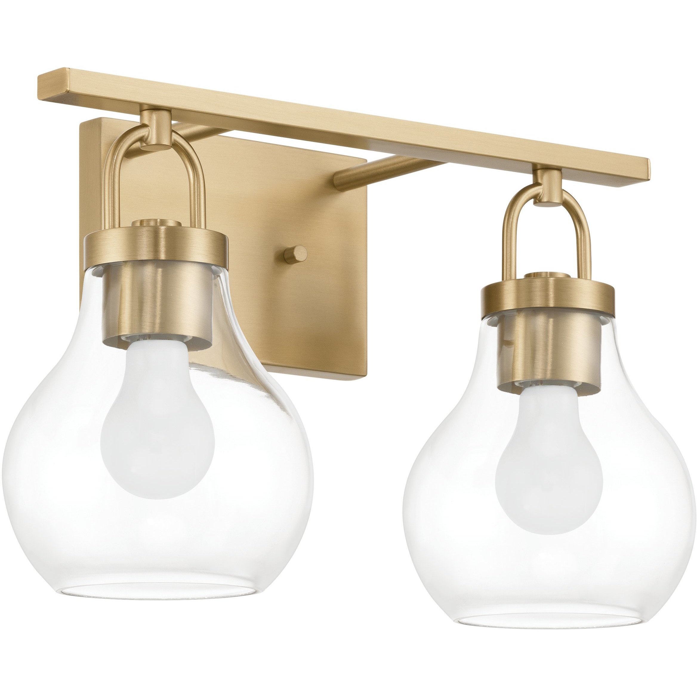 Mansfield 2 Light 16 inch Champagne Gold Vanity Light Wall Light