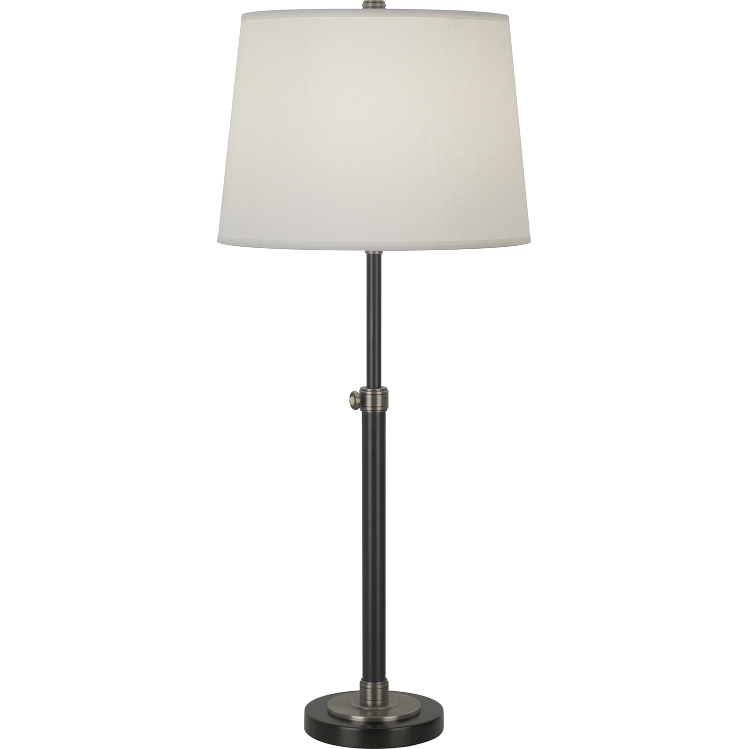 Bruno 26 inch 150 watt Lead Bronze with Ebonized Nickel Table Lamp Portable Light in Fondine