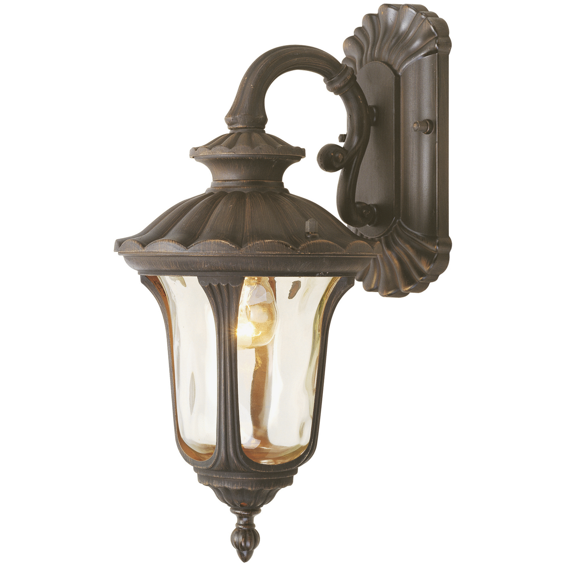 Oxford 1 Light 16 inch Imperial Bronze Outdoor Wall Lantern