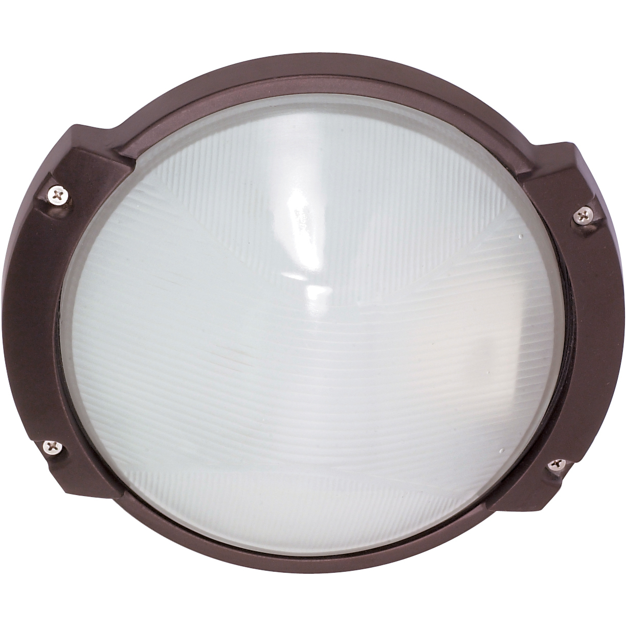 Brentwood 1 Light 11 inch Architectural Bronze Outdoor Bulk Head, Oblong Round