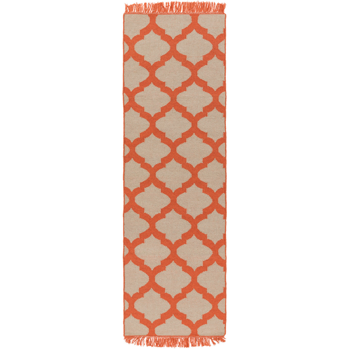 Lagoon 66 X 42 inch Burnt Orange, Khaki Rug