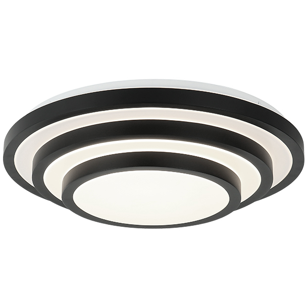 Helix LED 19.38 inch Matte Black Flush Mount Ceiling Light