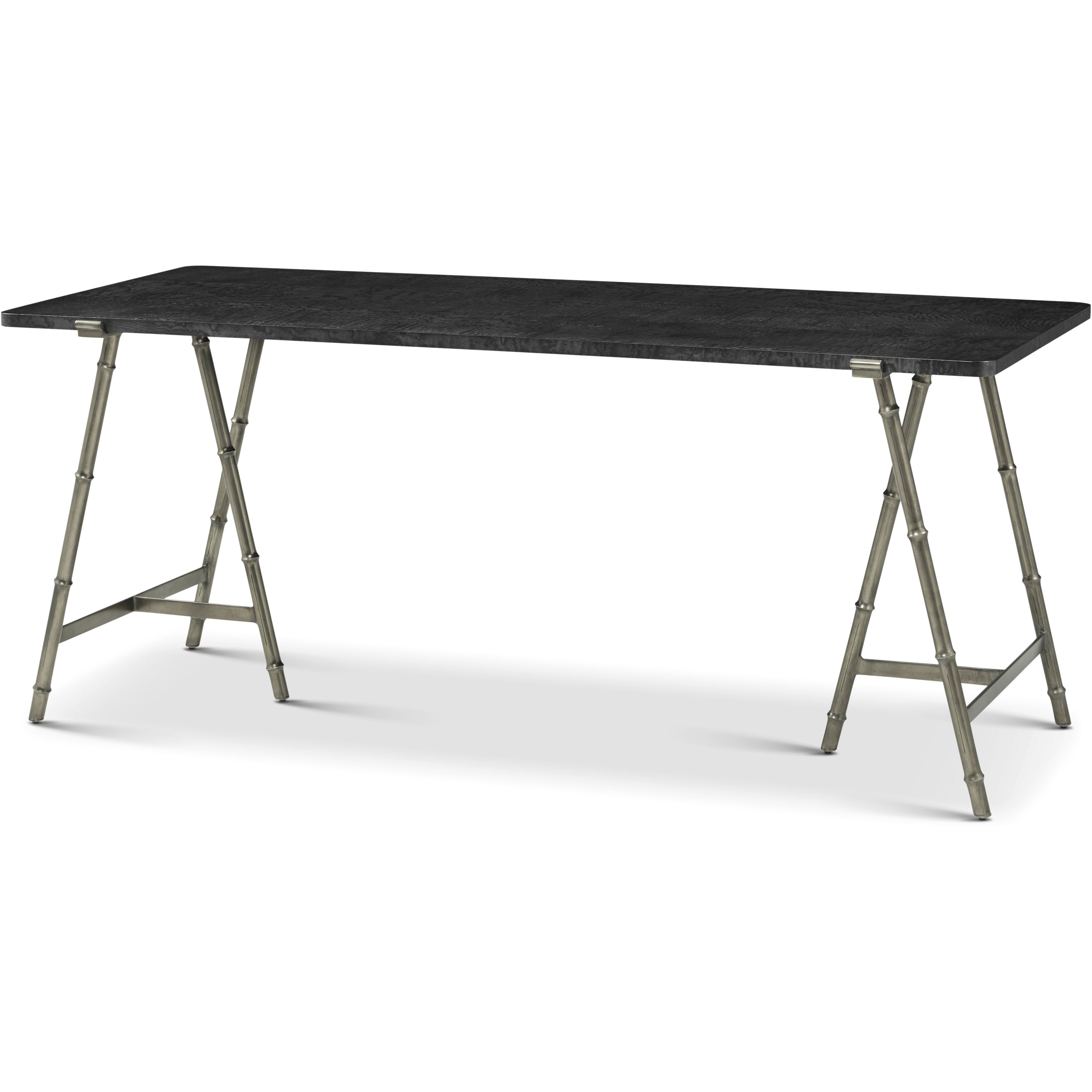Kesden 72 X 20 inch Silent Black Writing Desk