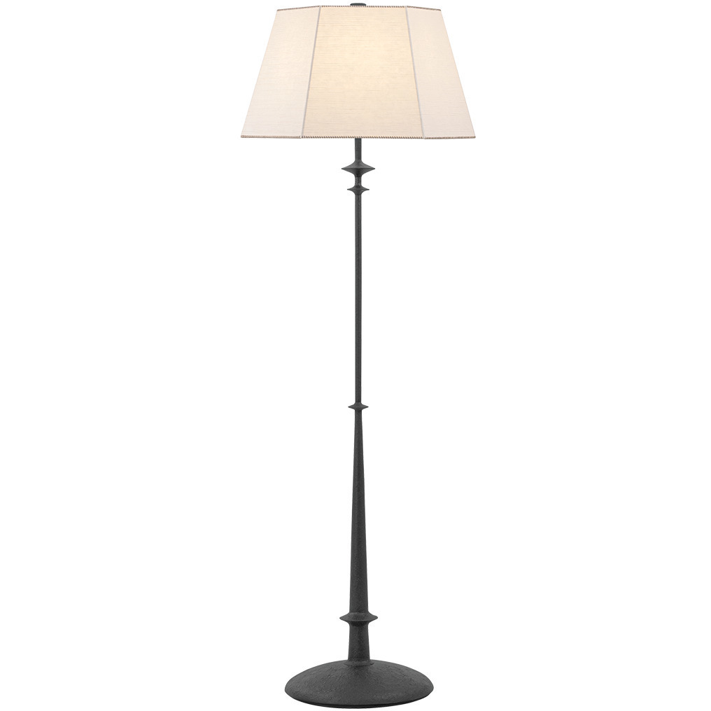 Celmins 64 inch 15 watt Black Iron Floor Lamp Portable Light