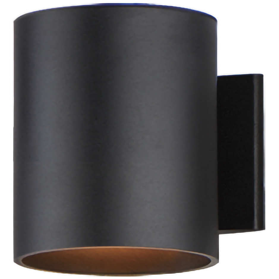 Outpost 1 Light 7.25 inch Black Outdoor Wall Mount