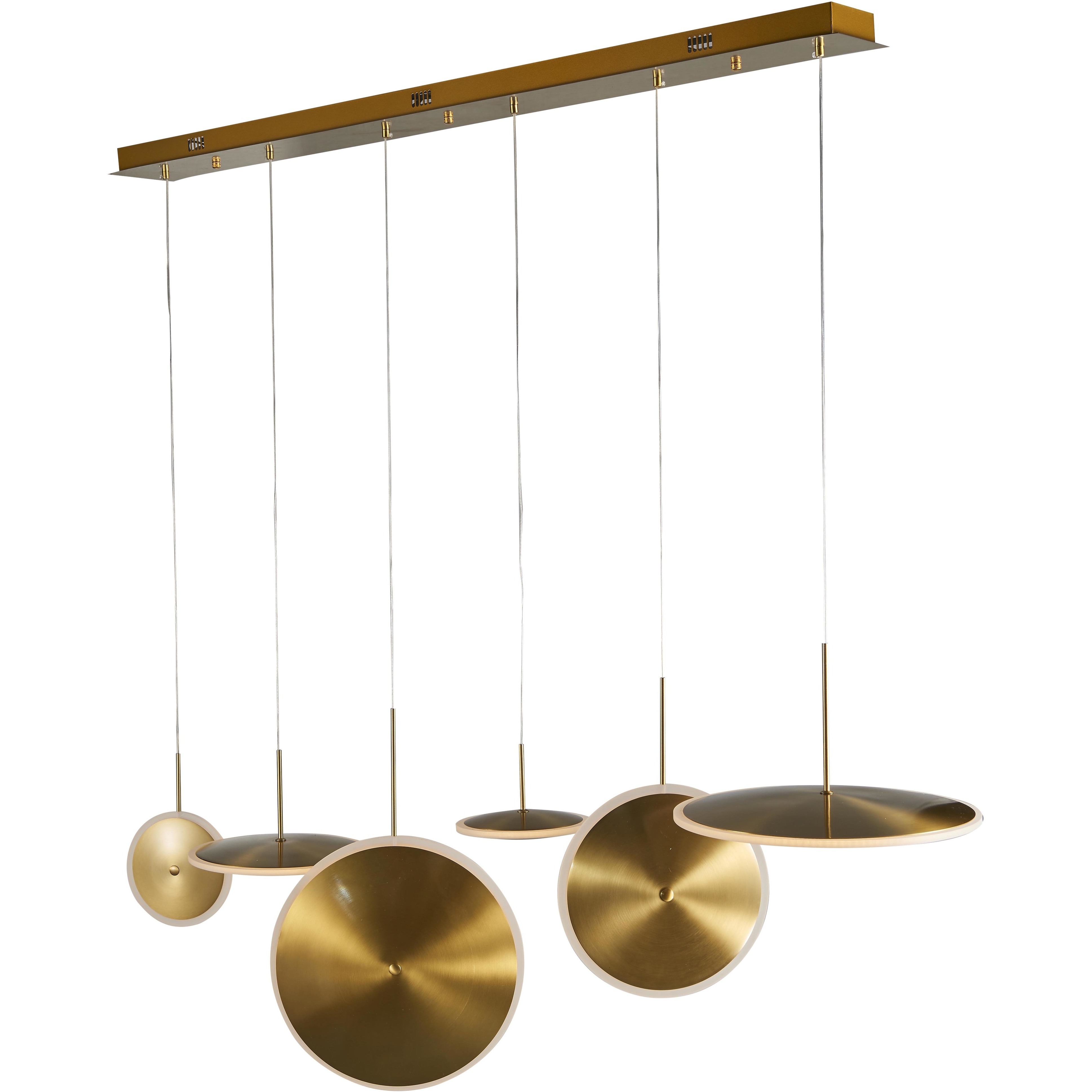 Canada LED 15.7 inch Gold Chandelier Ceiling Light