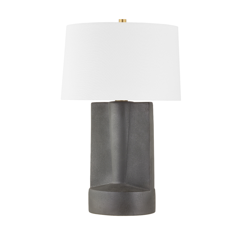 Wilson 28 inch 60 watt Aged Brass Table Lamp Portable Light