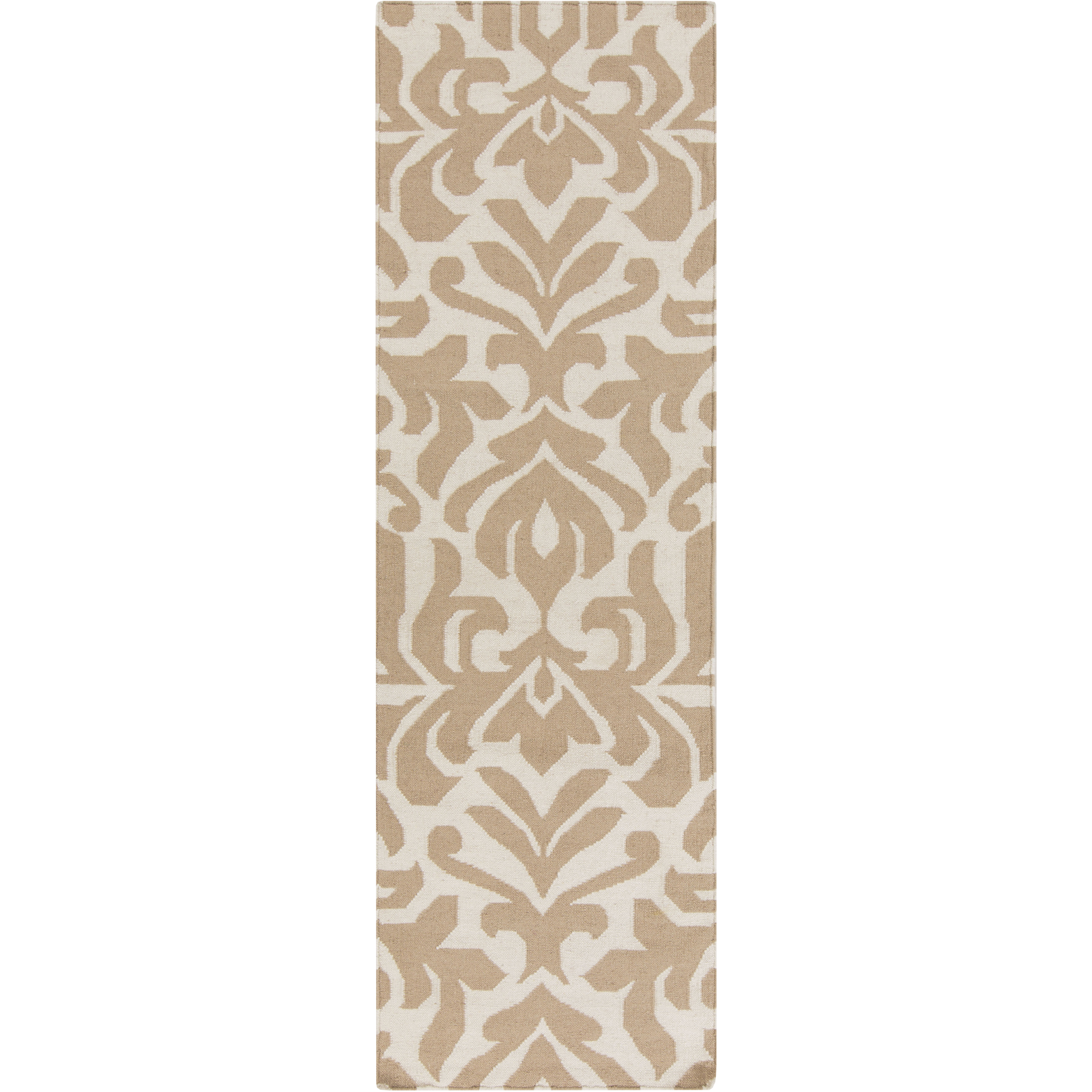 Market Place 96 X 30 inch Camel, Cream Rug