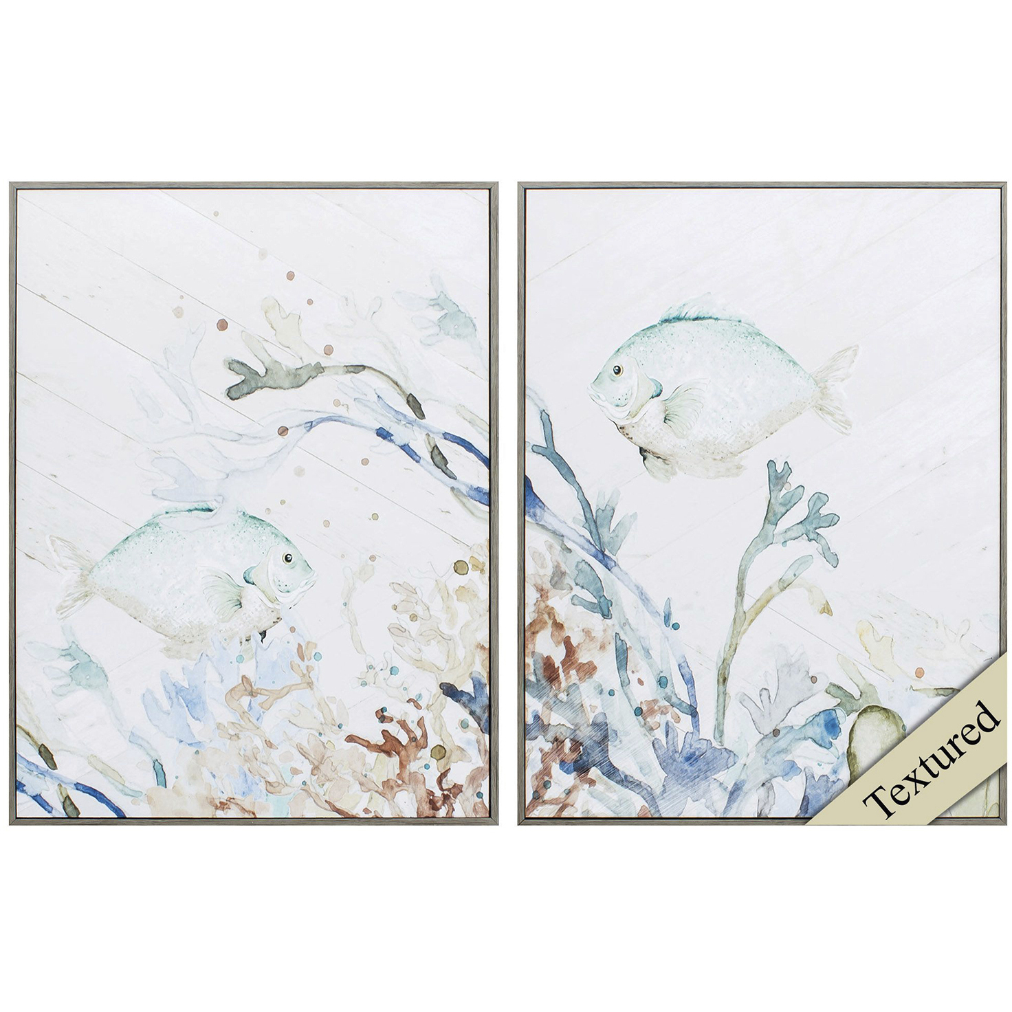 Waterside 24 X 18 inch Non-Glass Framed Art, Propac