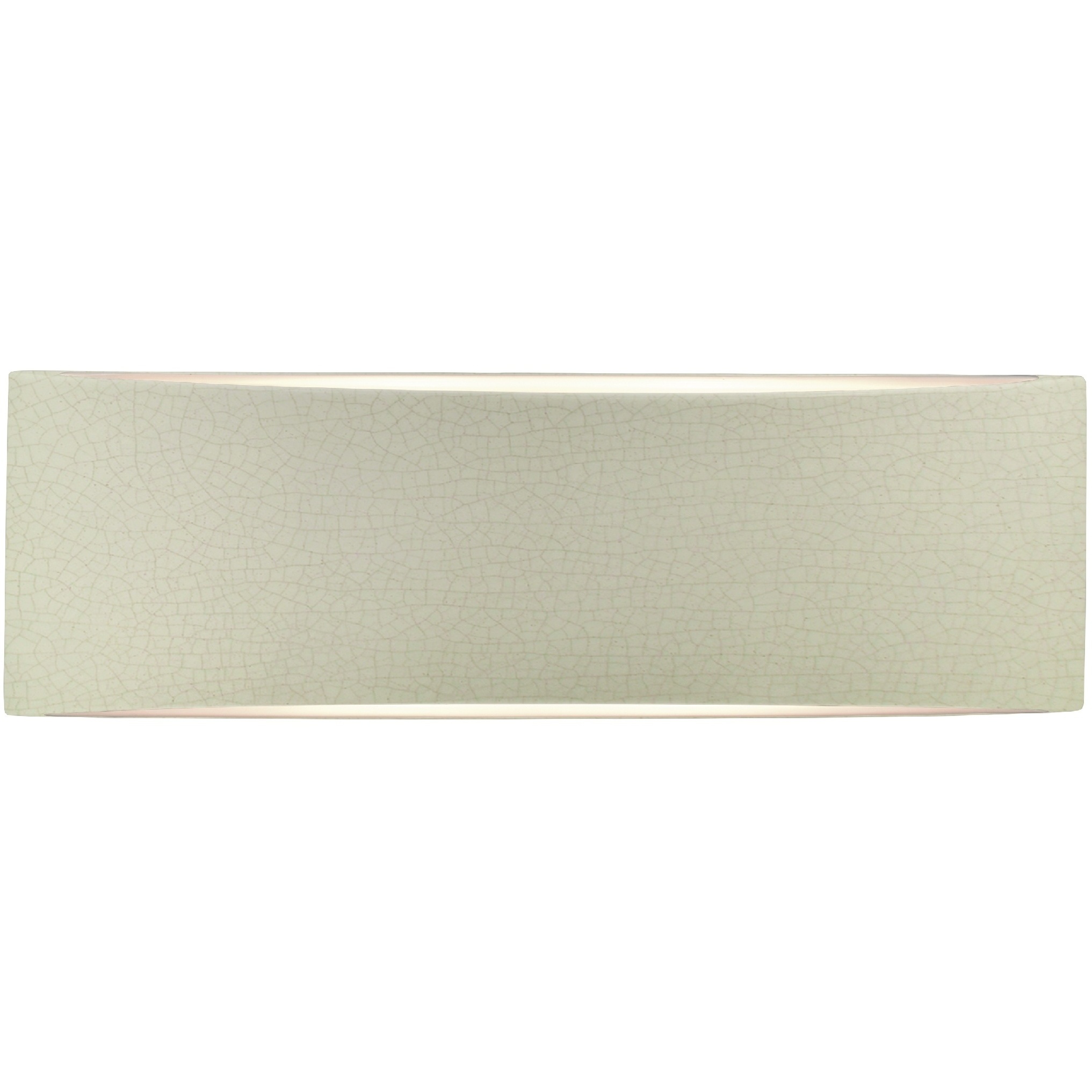 Ambiance LED 16 inch Celadon Green Crackle ADA Wall Sconce Wall Light
