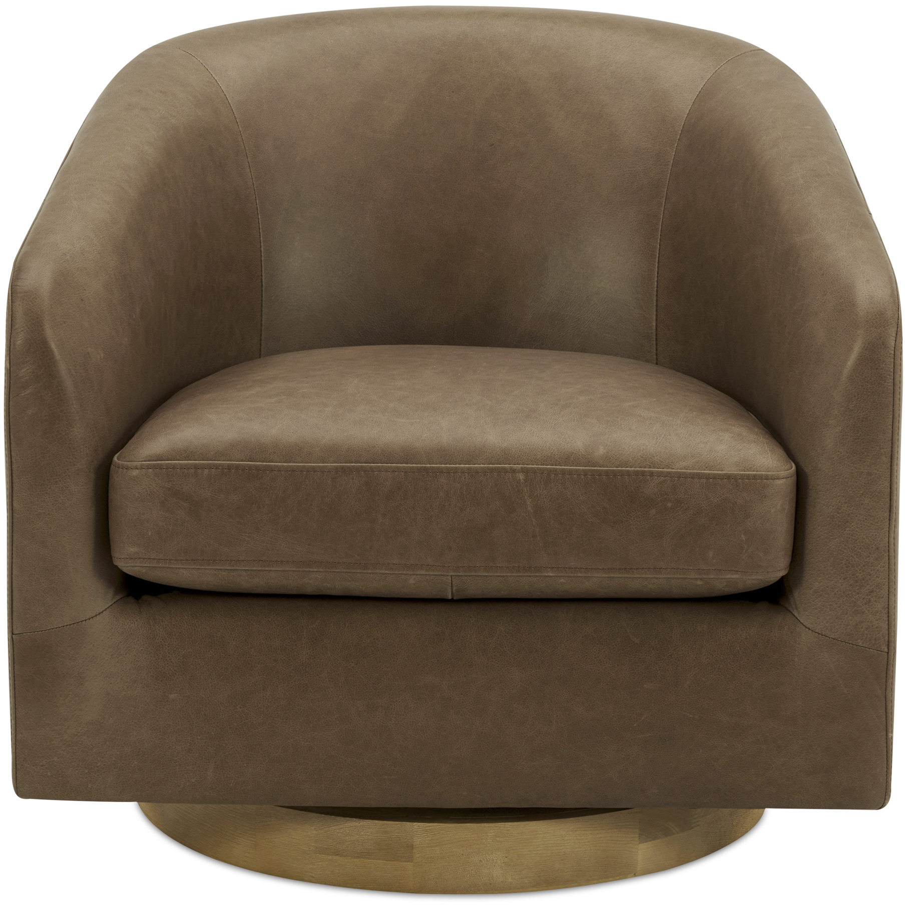 Oscy KQ Tan Swivel Chair