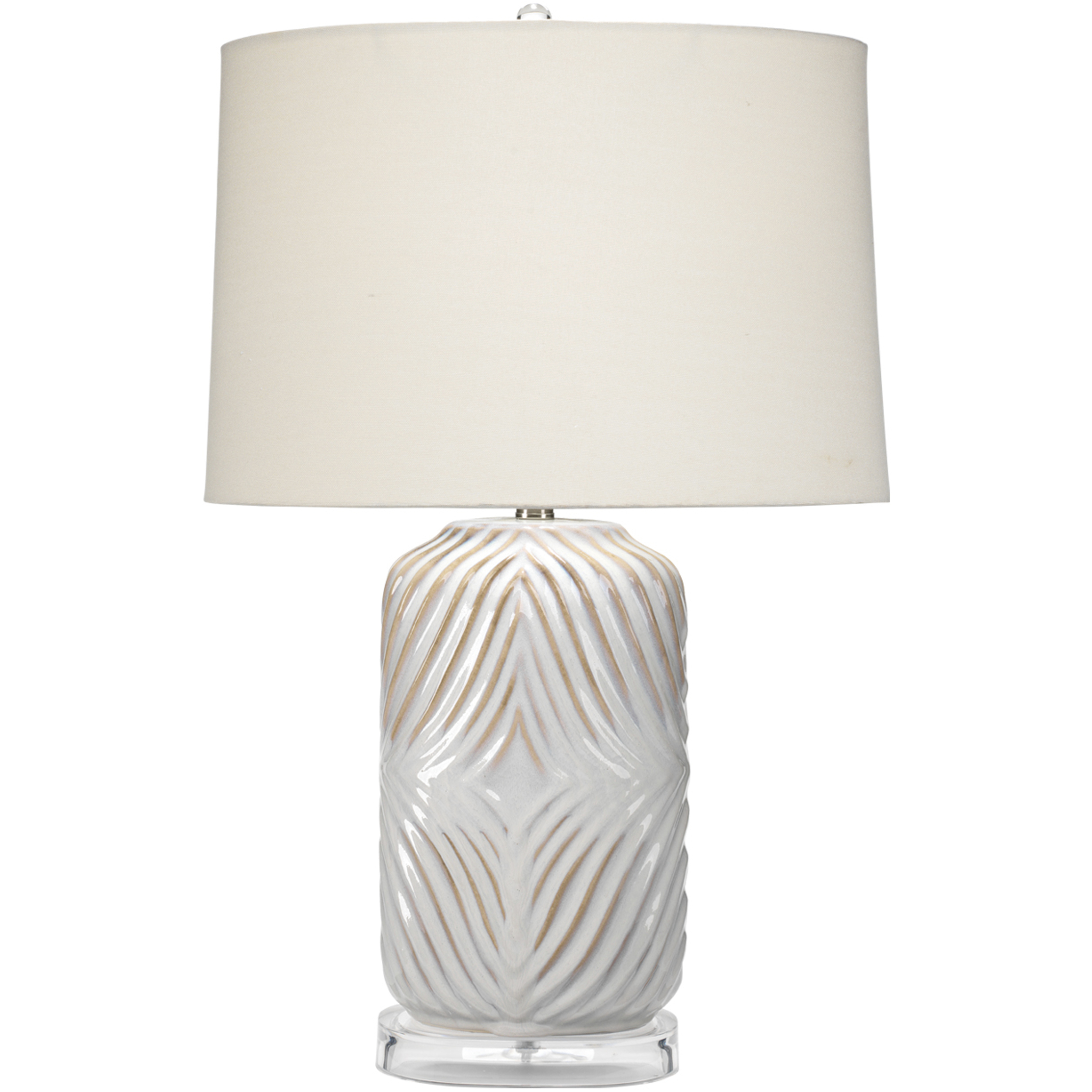 Harper 27 inch 150 watt White with Natural undertone Table Lamp Portable Light