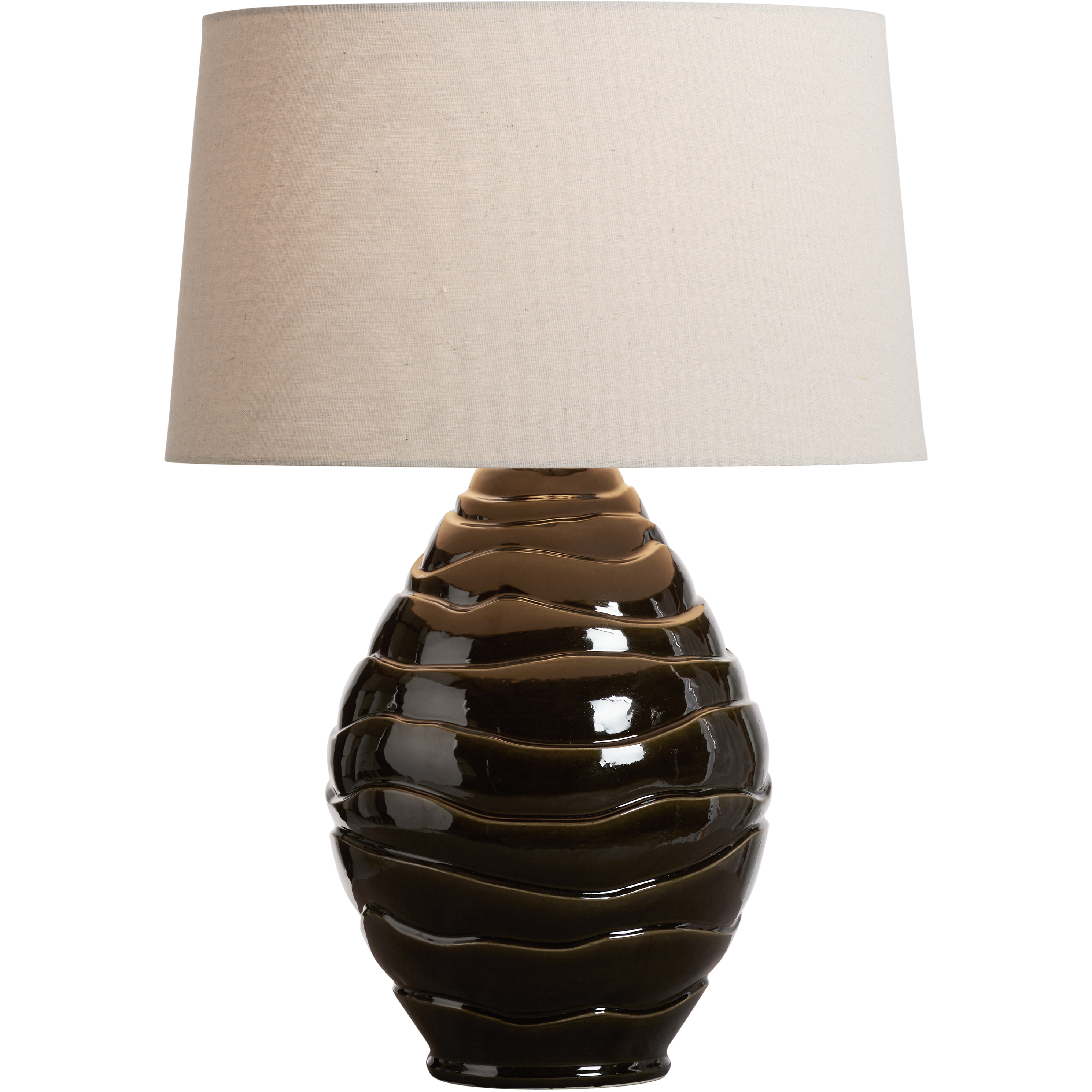 Cono 20 inch 100.00 watt Brown Table Lamp Portable Light