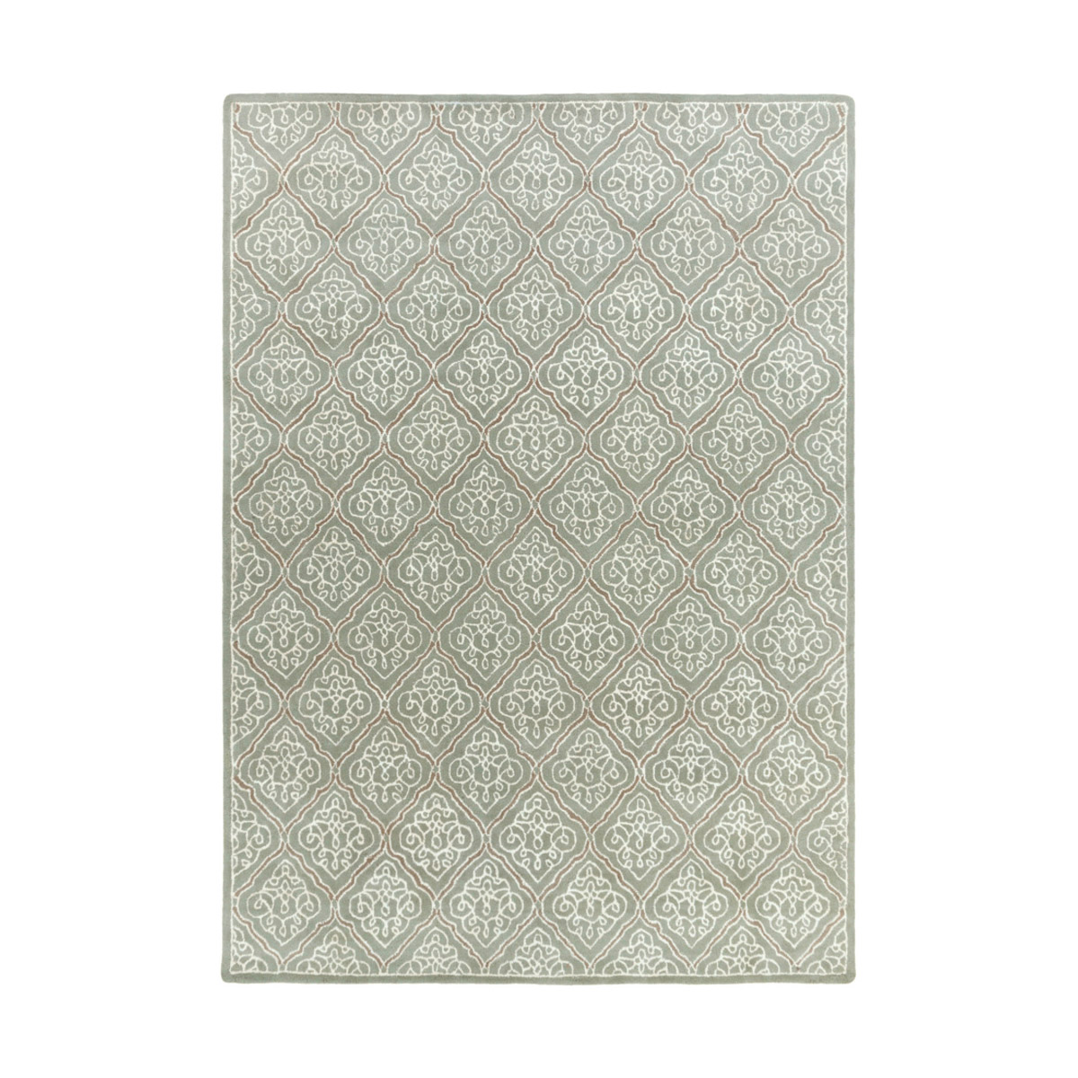 Modern Classics 132 X 96 inch Gray and Neutral Area Rug, Wool
