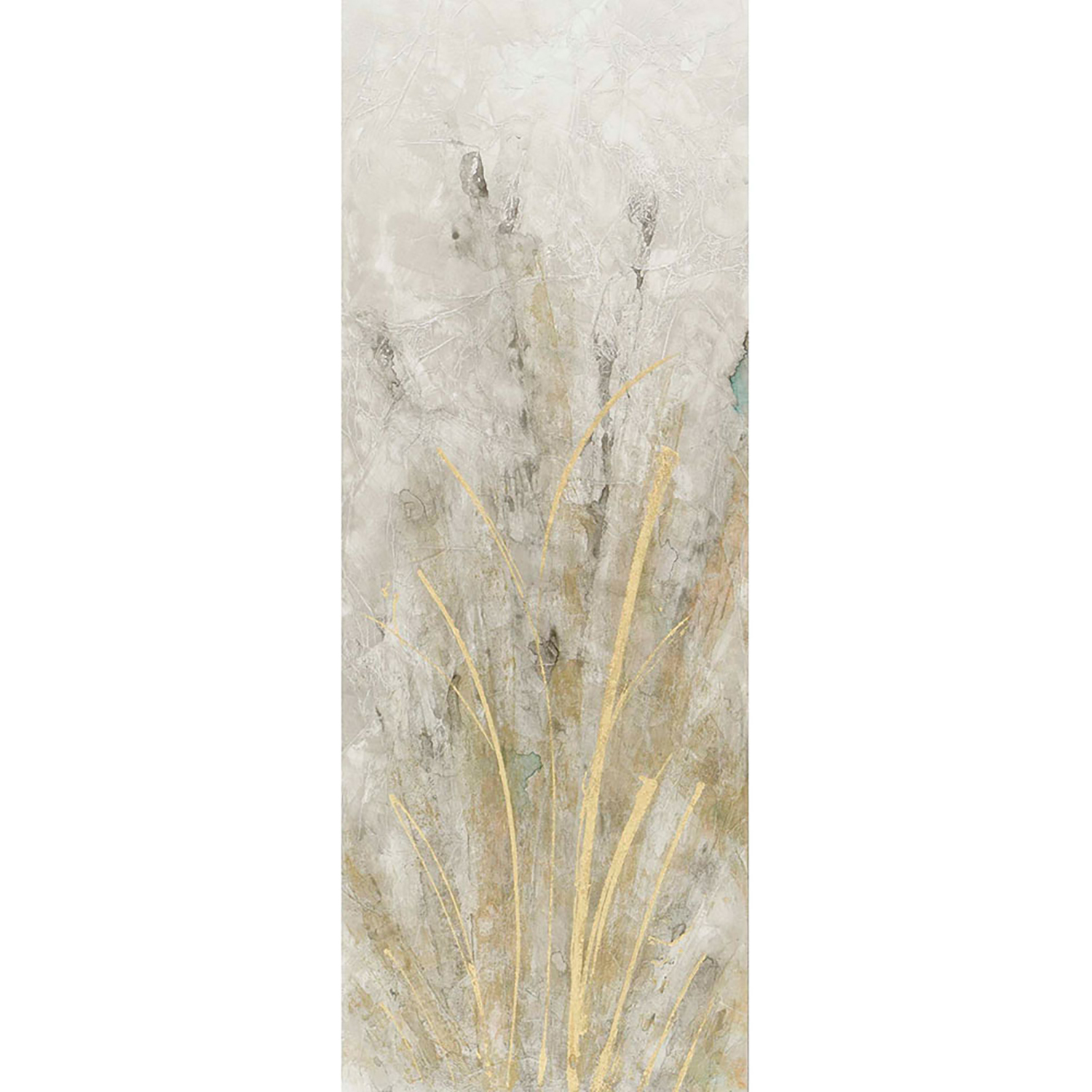 Aurora Metallic and Neutral and Beige and Turquoise Wall Sculpture, The Studio