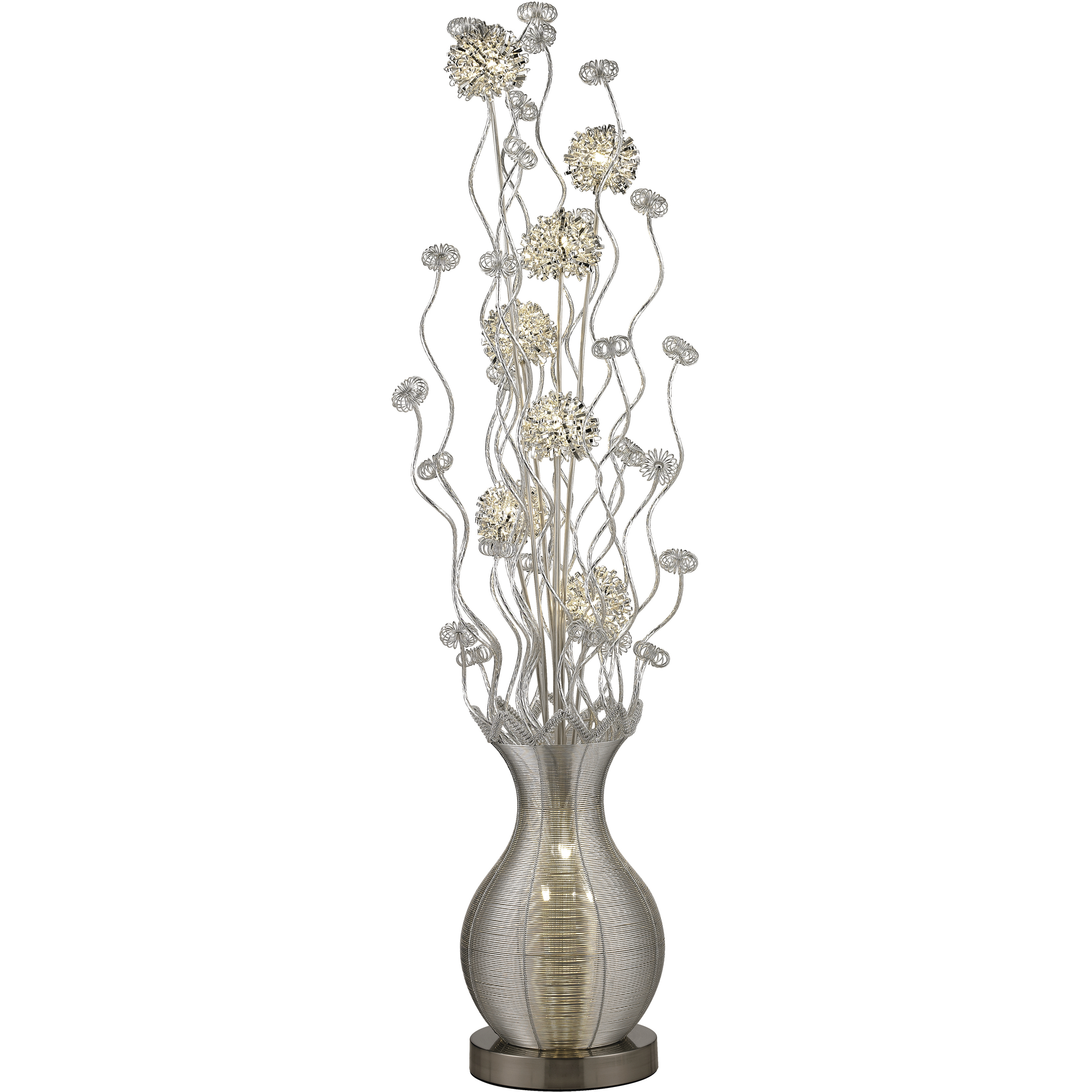 Uniontown 63 inch 1.5 watt Silver Floor Lamp Portable Light