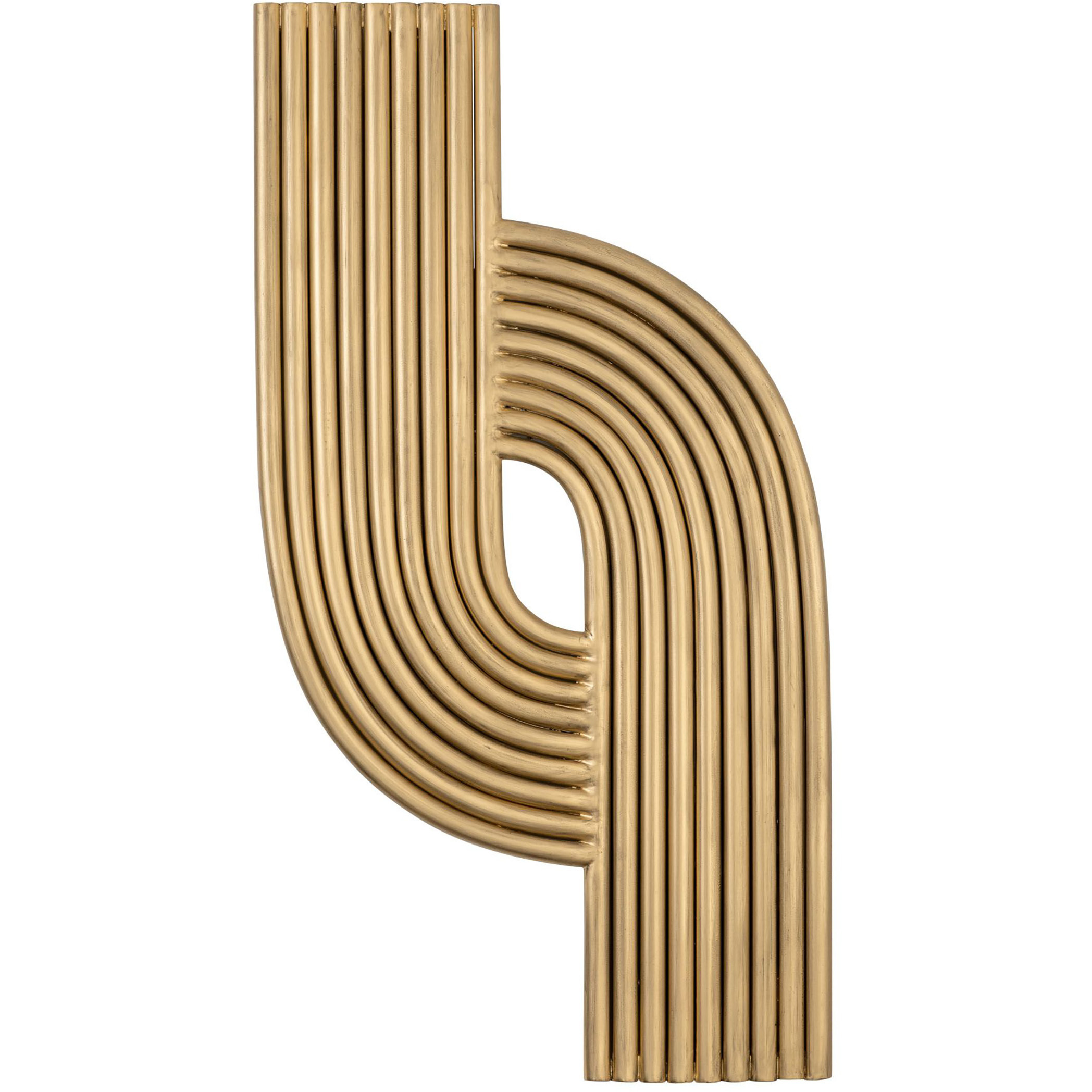 Bauhaus Eye Havana Gold Wall Art