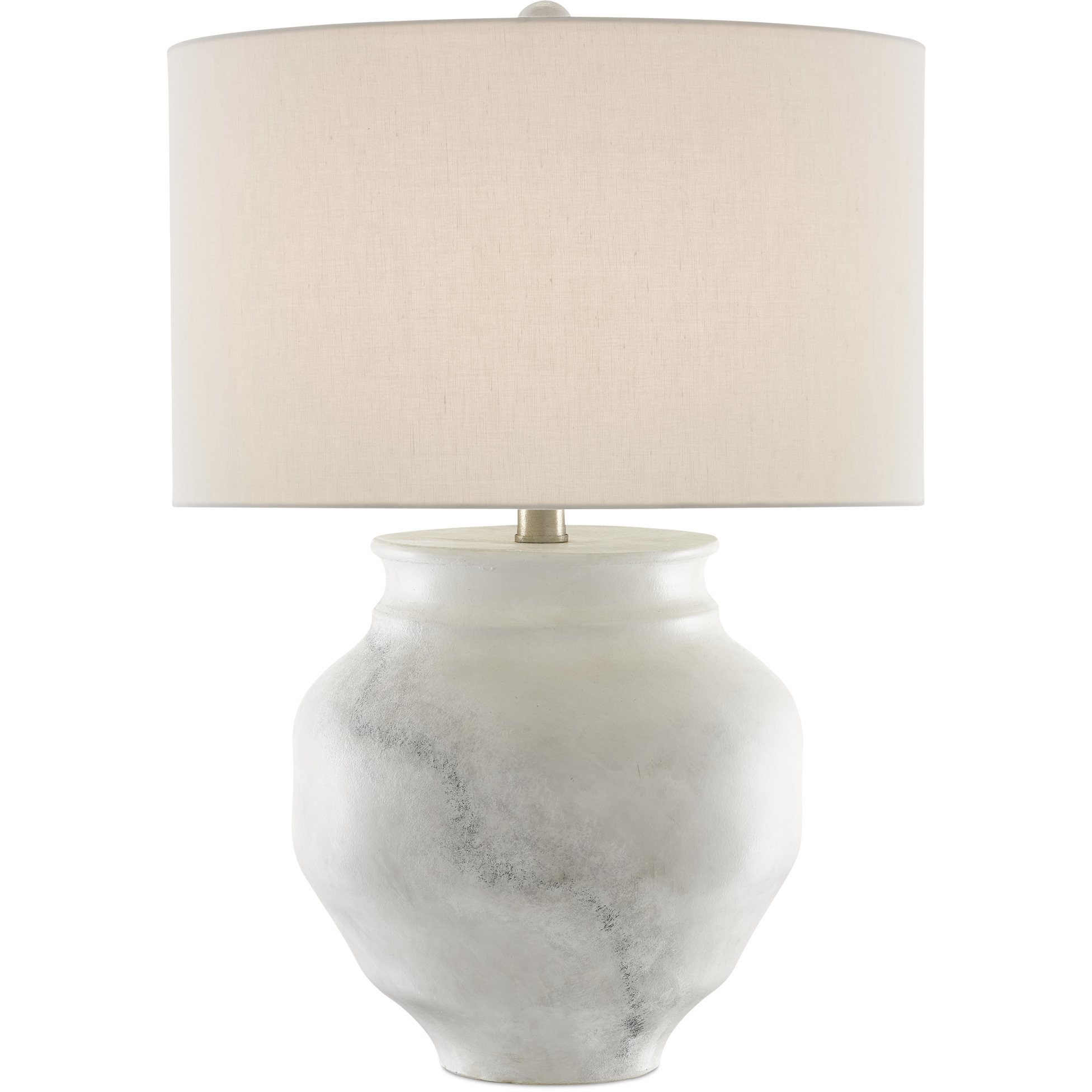 Kalossi 28.5 inch 150 watt White and Gray Table Lamp Portable Light