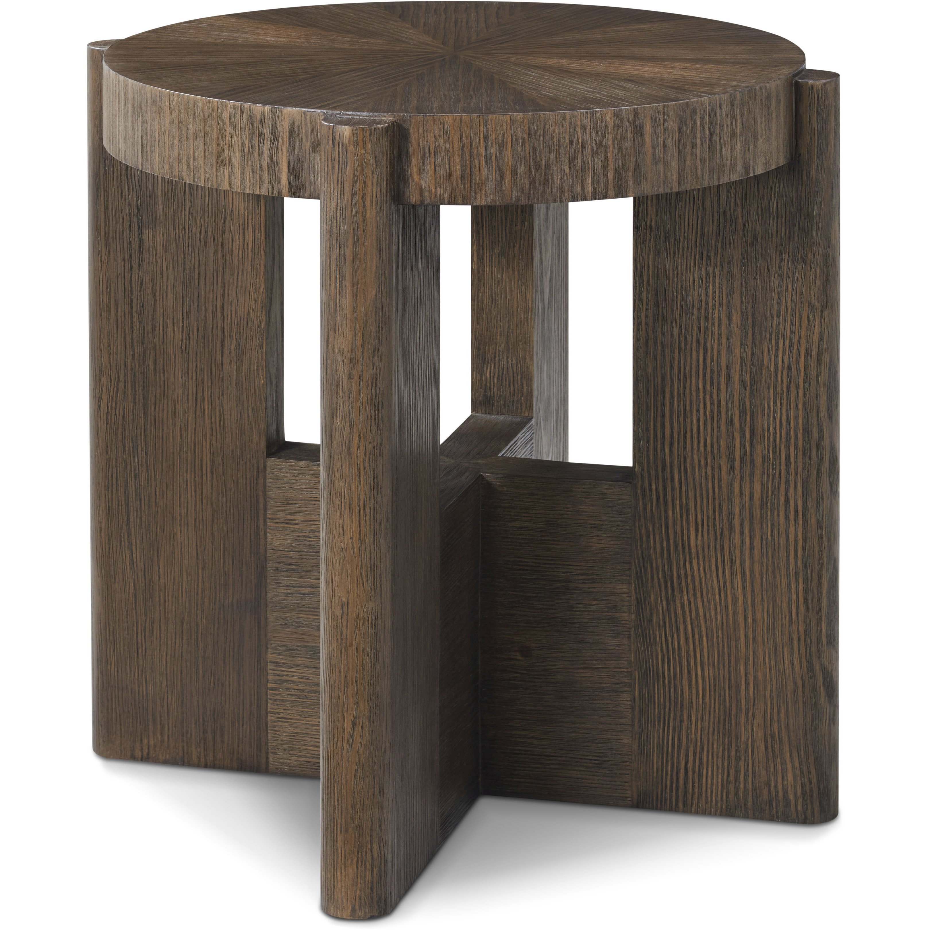 Urbane 24 X 24 inch Campfire Side Table, Wooden