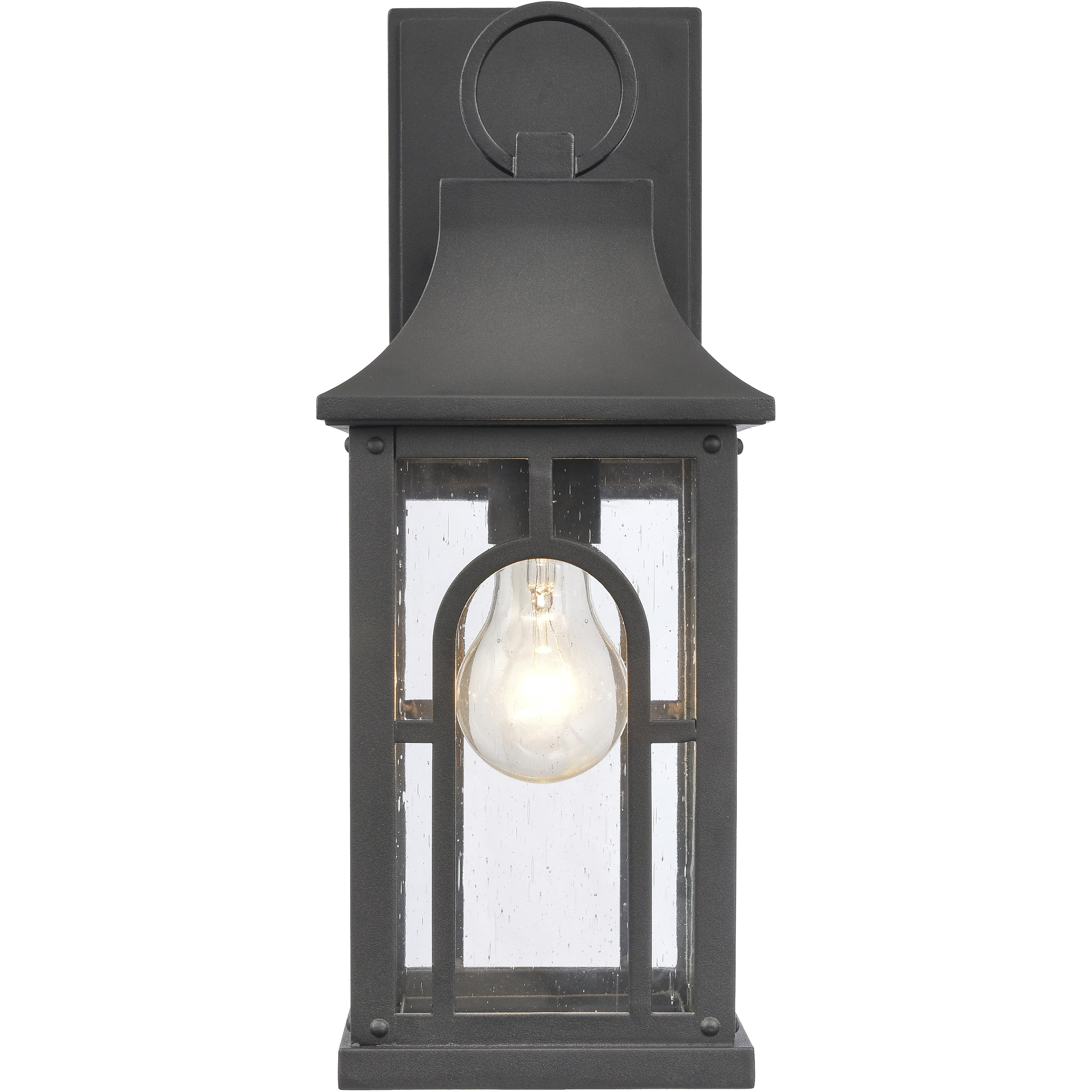 Triumph 1 Light 14.5 inch Textured Black Outdoor Wall Sconce