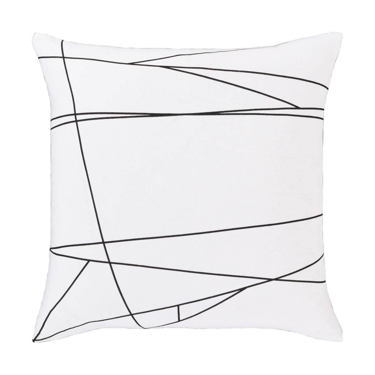 Graphic Punch 18 X 18 inch White/Black Pillow Kit, Square