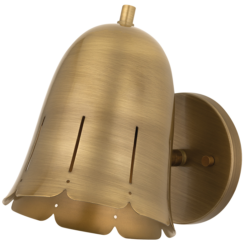 Basil 1 Light 6 inch Patina Brass Wall Sconce Wall Light