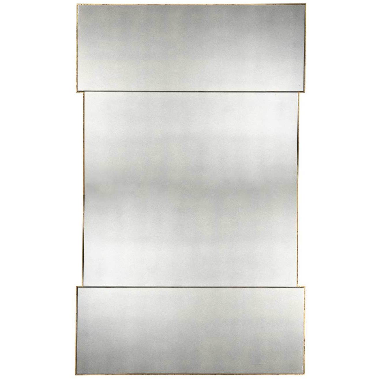 Theron 68 X 42 inch Gilded Gold / Antique Mirror Mirror
