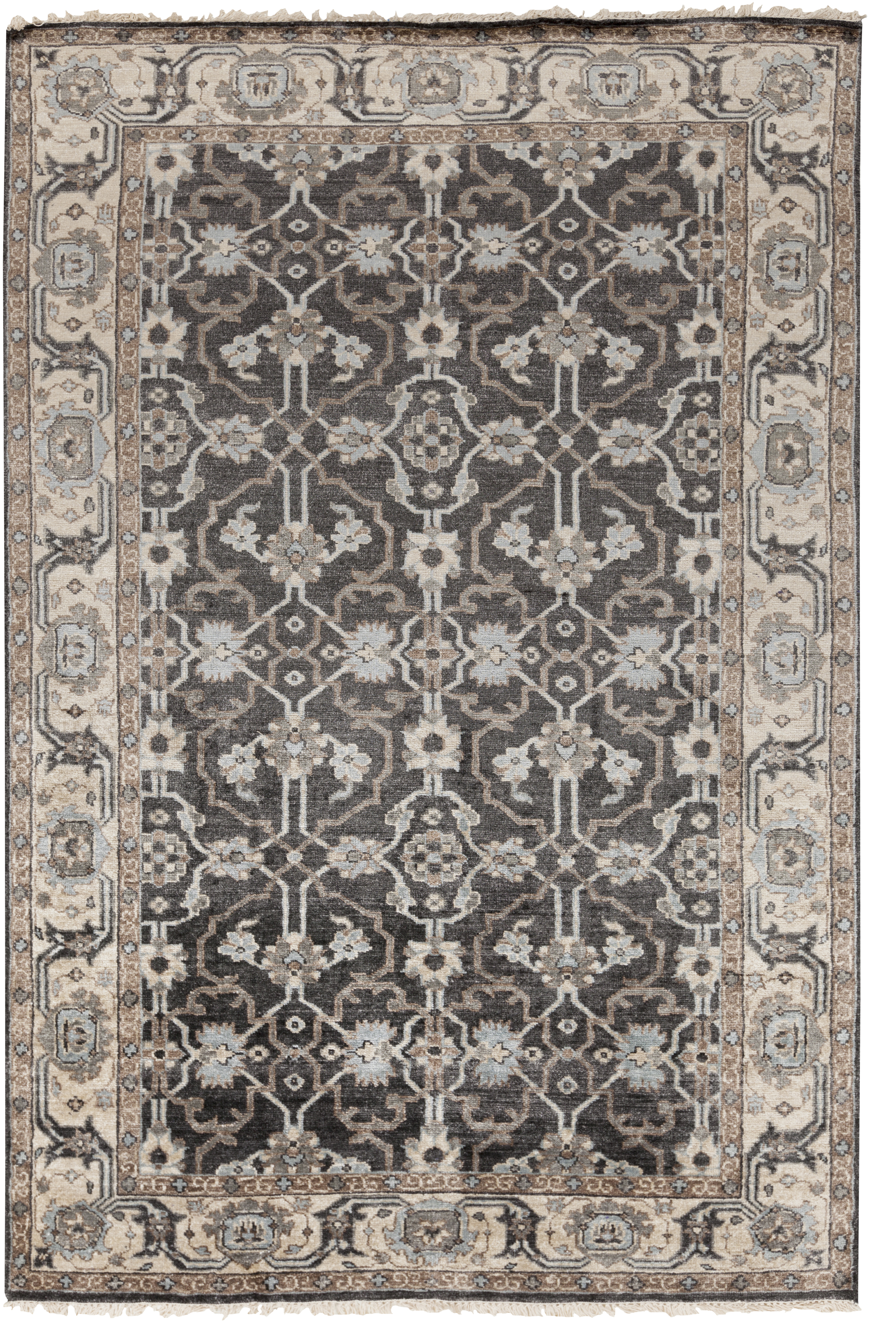 Farrar 96 X 60 inch Black Rug, Rectangle
