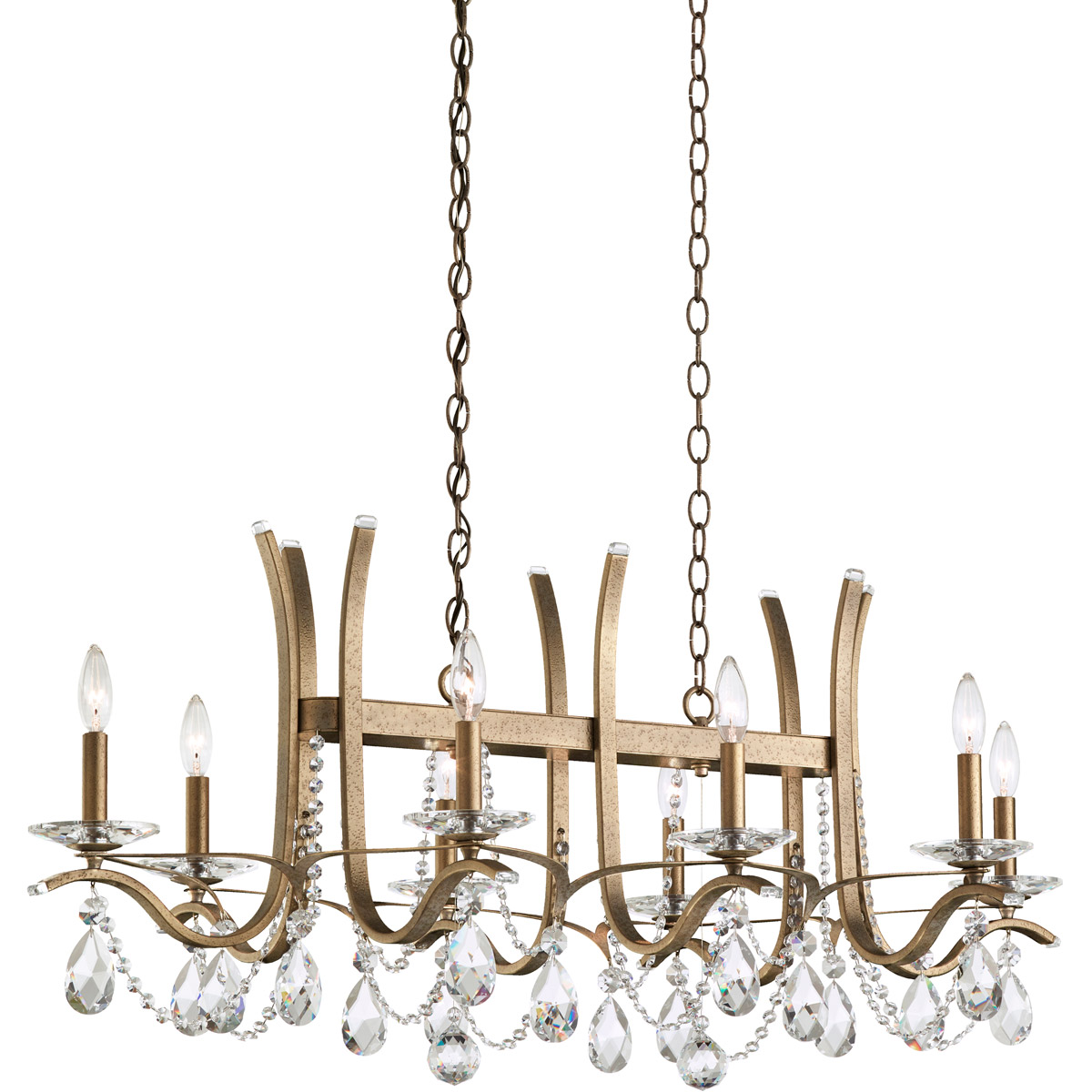 Vesca 8 Light 24 inch Heirloom Bronze Chandelier Ceiling Light in Heritage