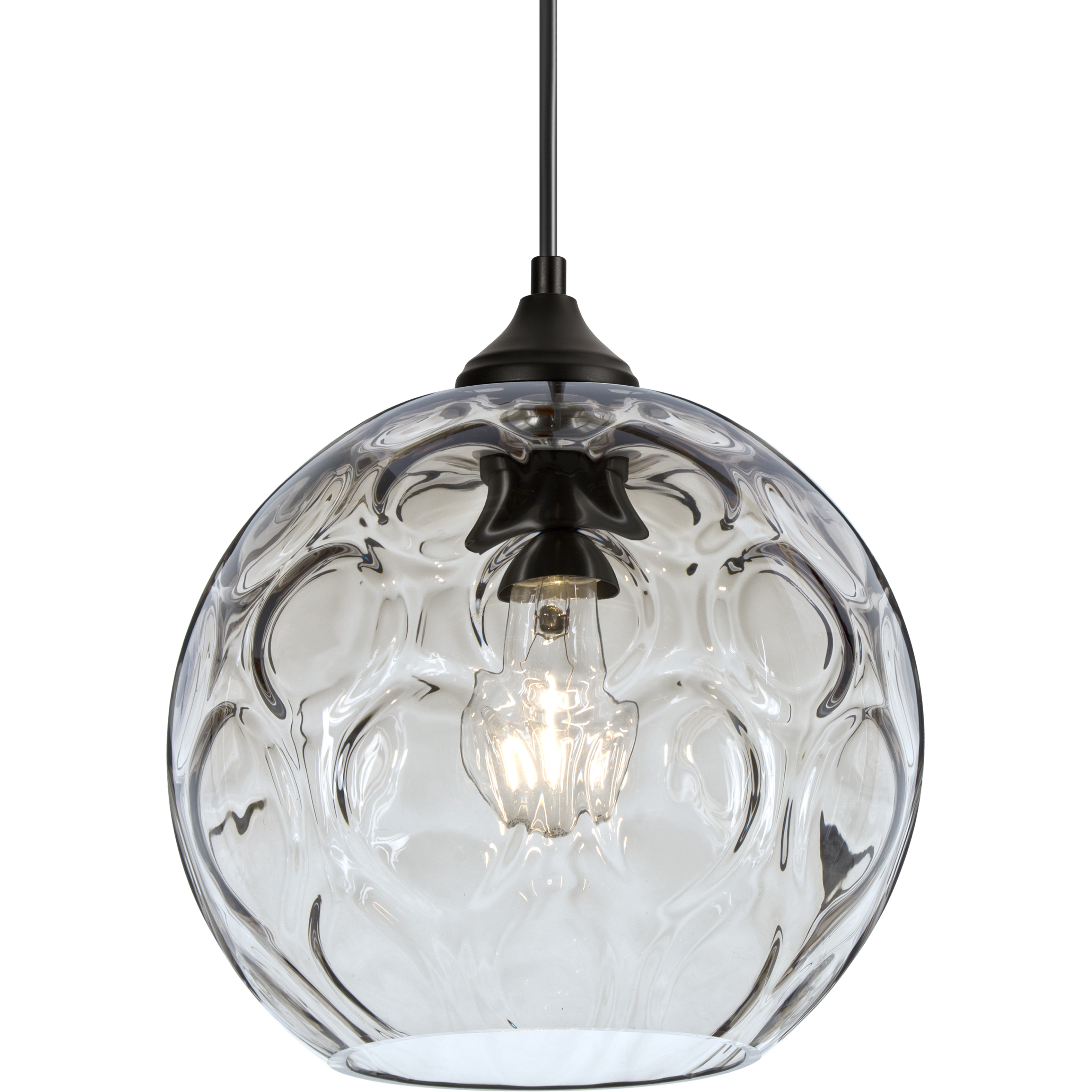 Bombay 1 Light Black Outdoor Pendant