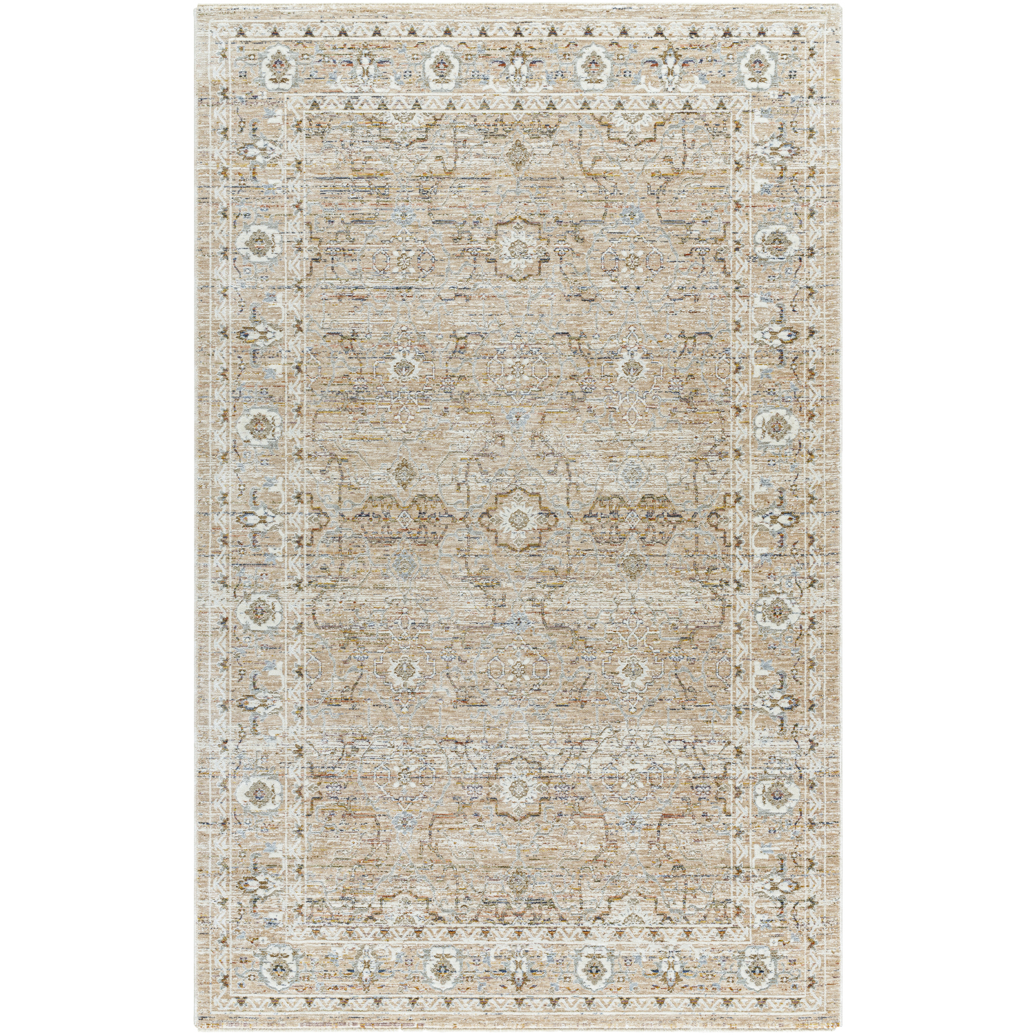 Presidential 38.98 X 24.02 inch Ash/Khaki/Pearl/Prairie Dust/Sage Machine Woven Rug in 2 x 3.25
