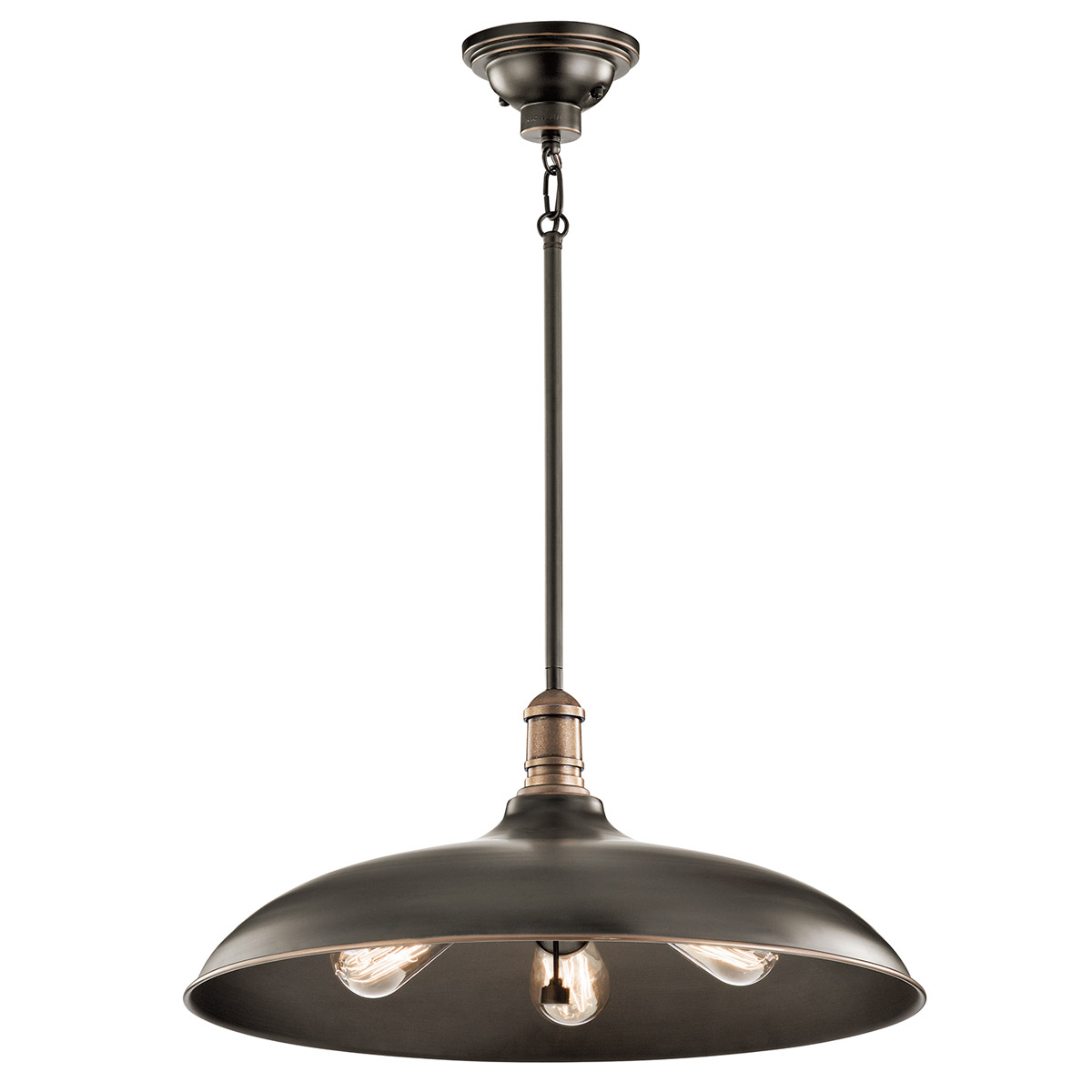 Cobson 3 Light 20 inch Olde Bronze Pendant Ceiling Light