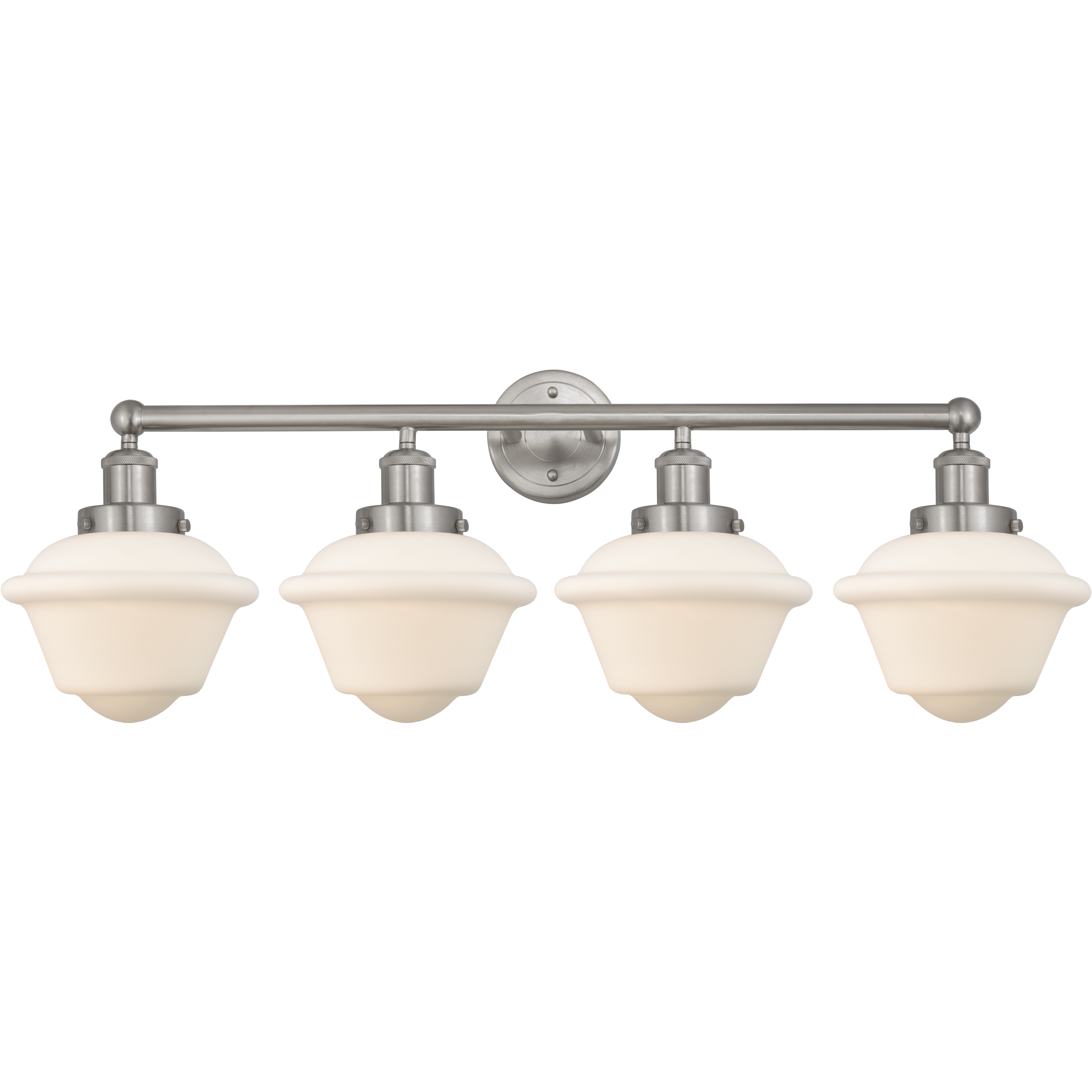 Oxford 4 Light 33.5 inch Brushed Satin Nickel Bath Vanity Light Wall Light
